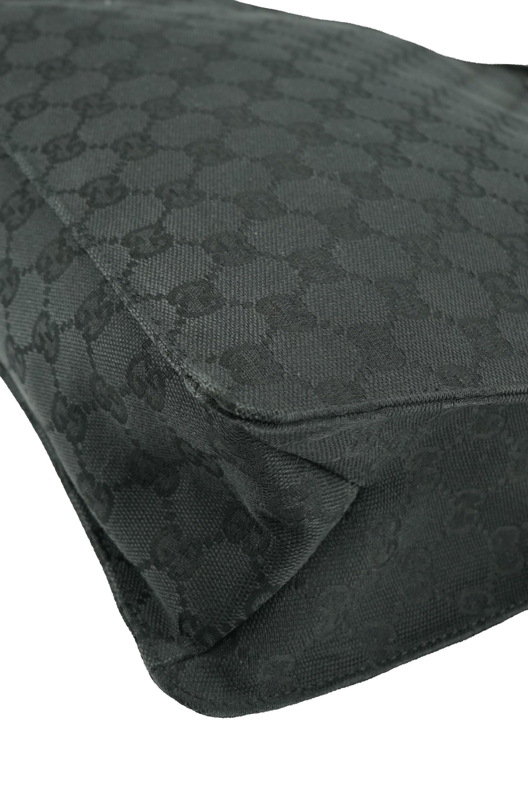 Gucci black signature cloth Eclipse bag 120842 208993