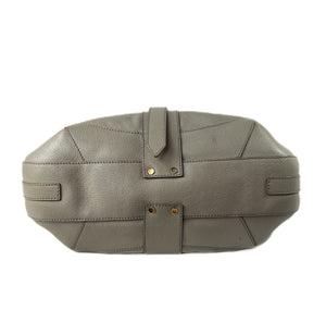 Burberry gray leather Bartow hobo shoulder bag retail $1199