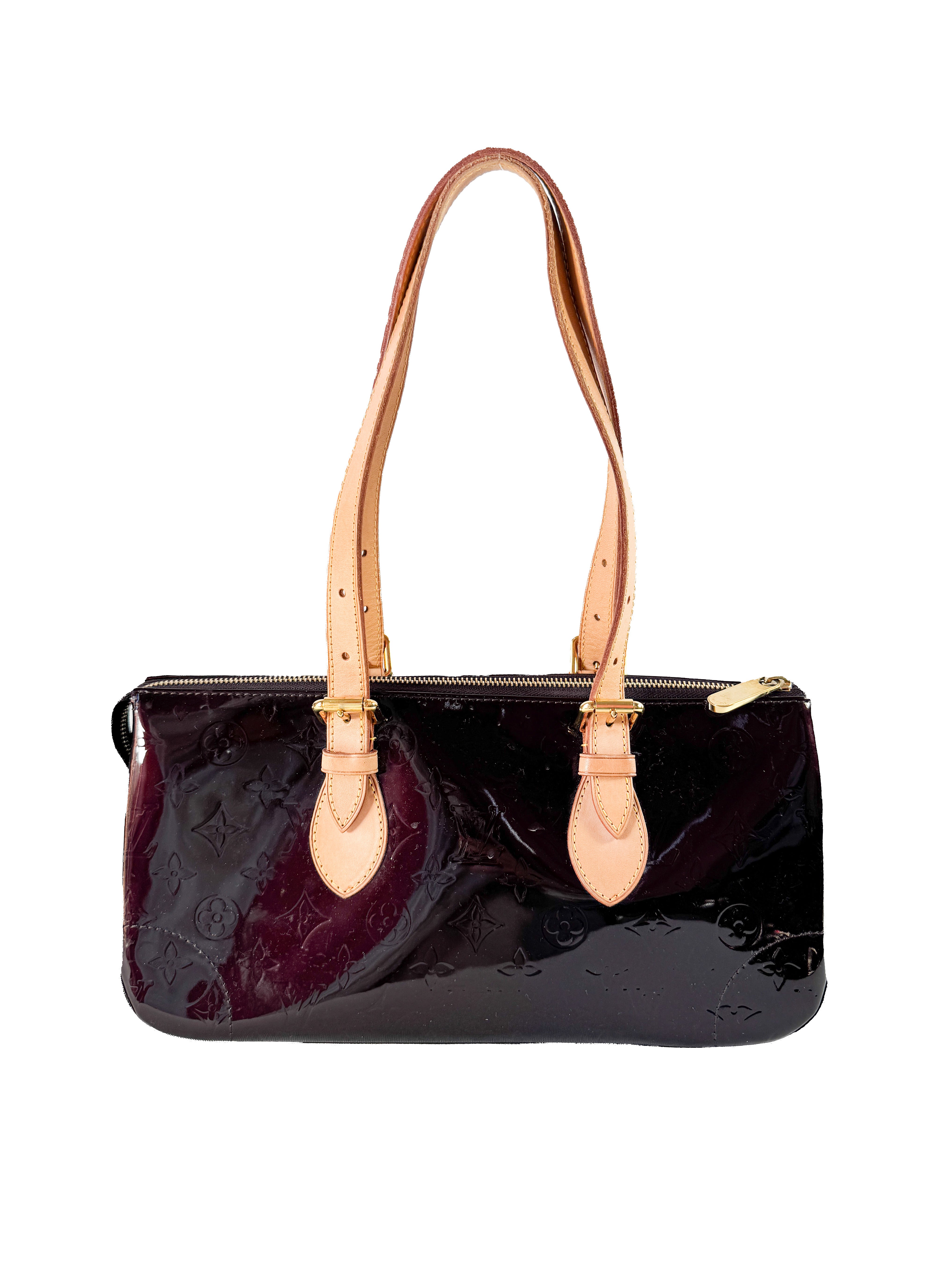 Louis Vuitton vernis Rosewood Avenue Amarante bag