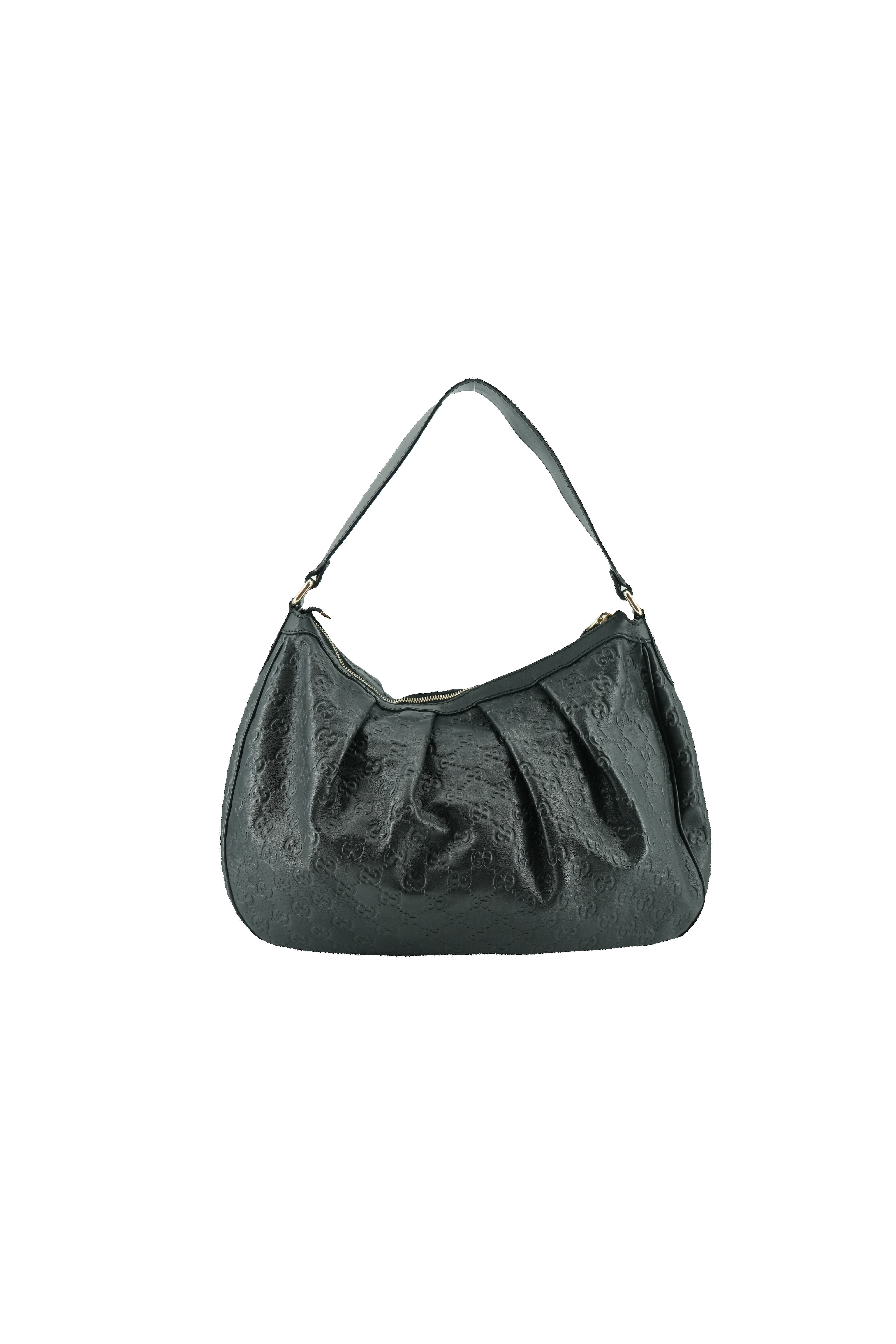 Gucci black Guccissima medium Sukey Hobo 282955 497717