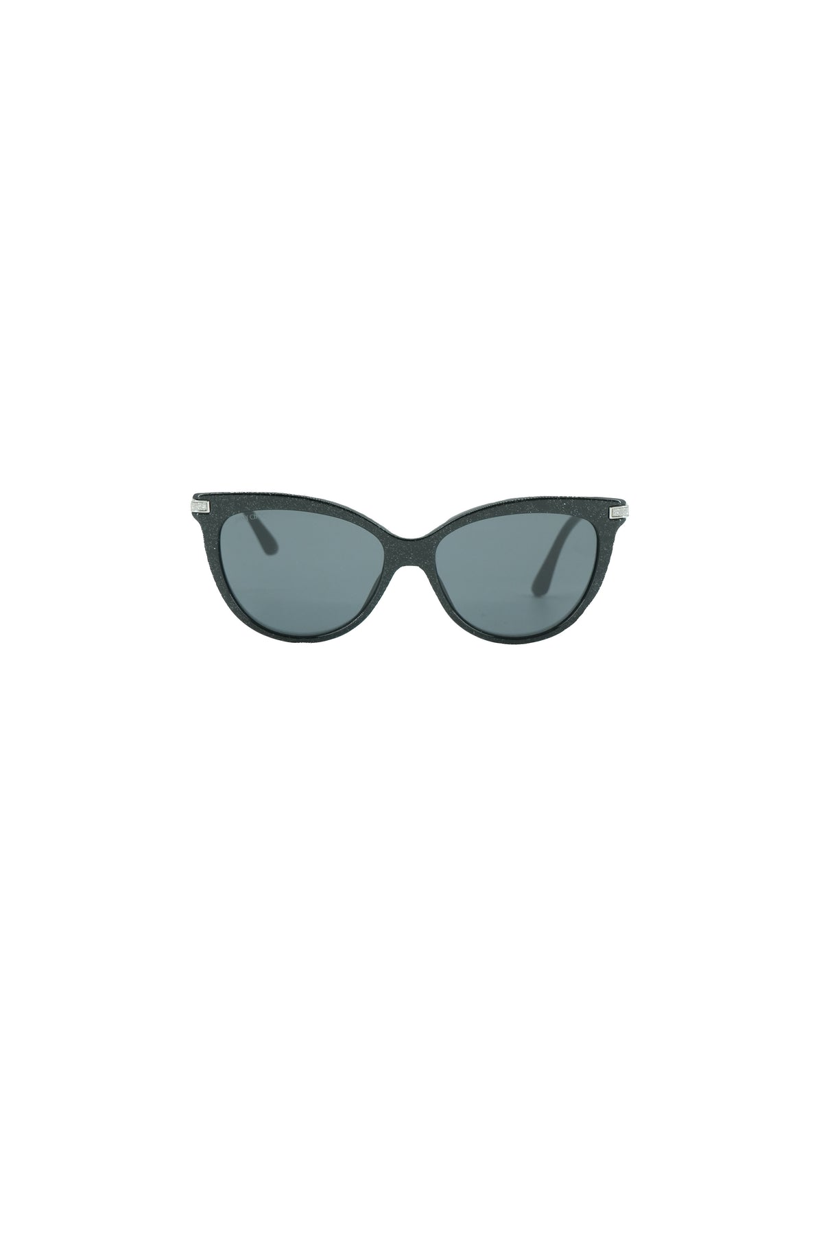Jimmy Choo black sparkle Axelle sunglasses *CASE*