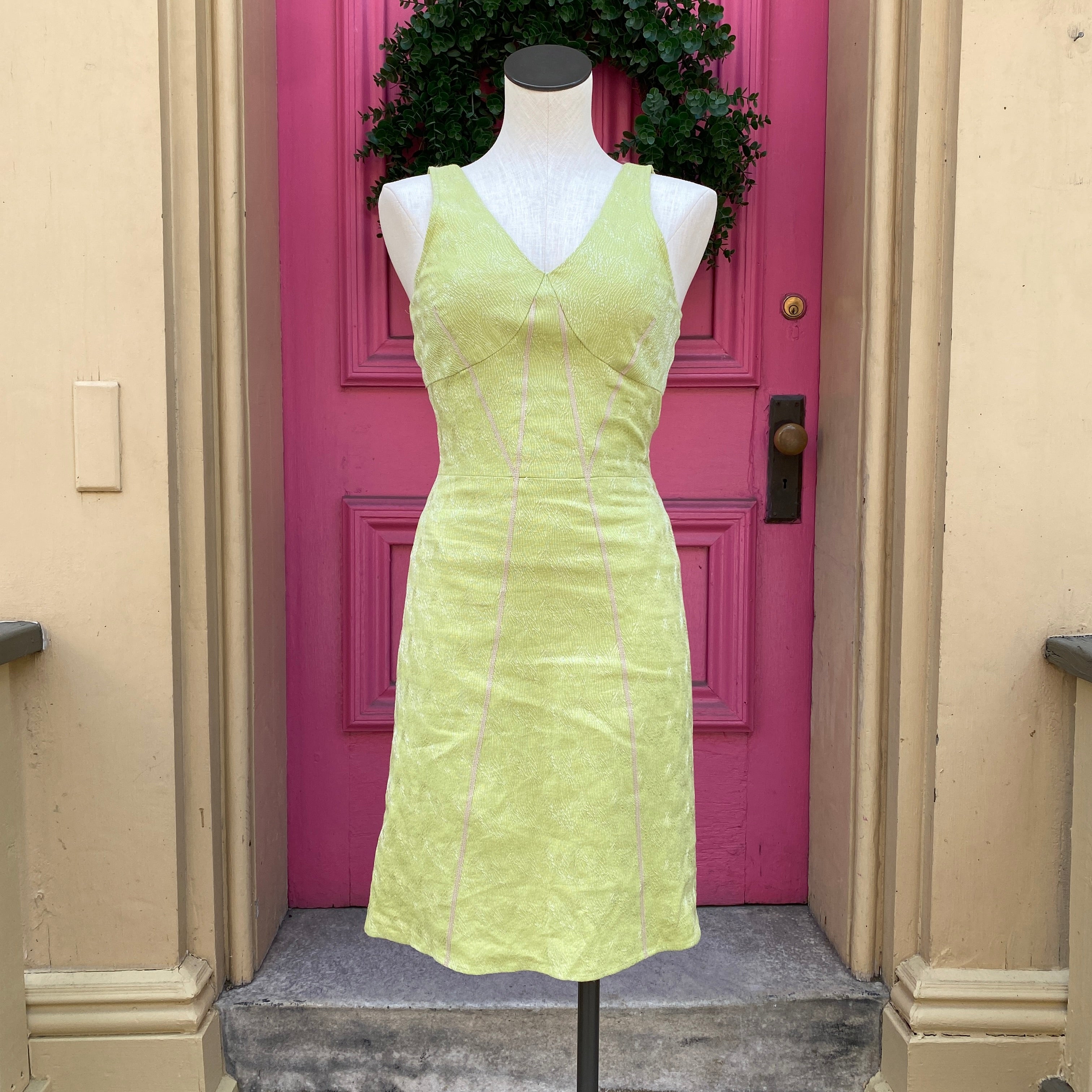 Tracy Reese green tank dress size 4/6