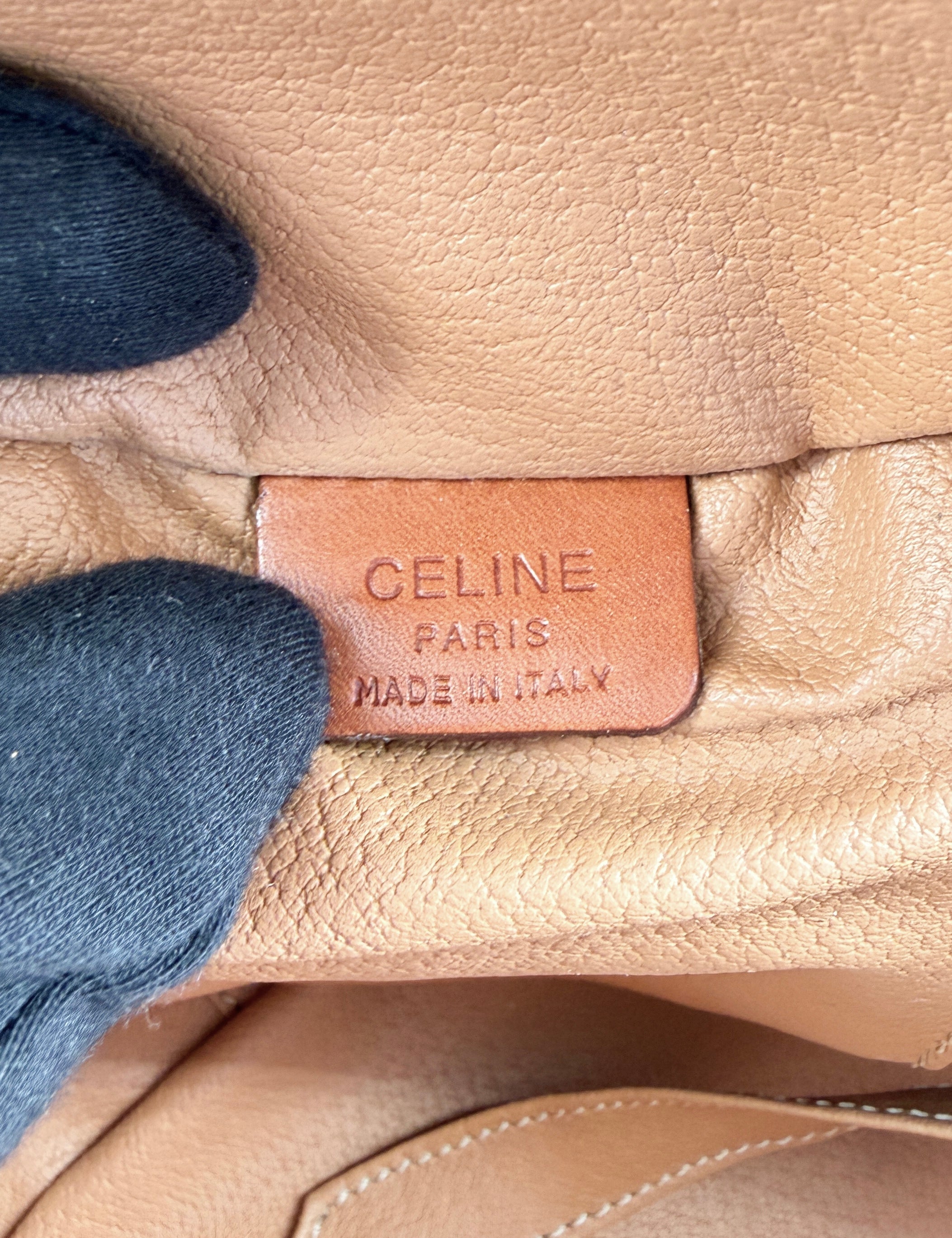 Celine macadam cream vanity case MC96