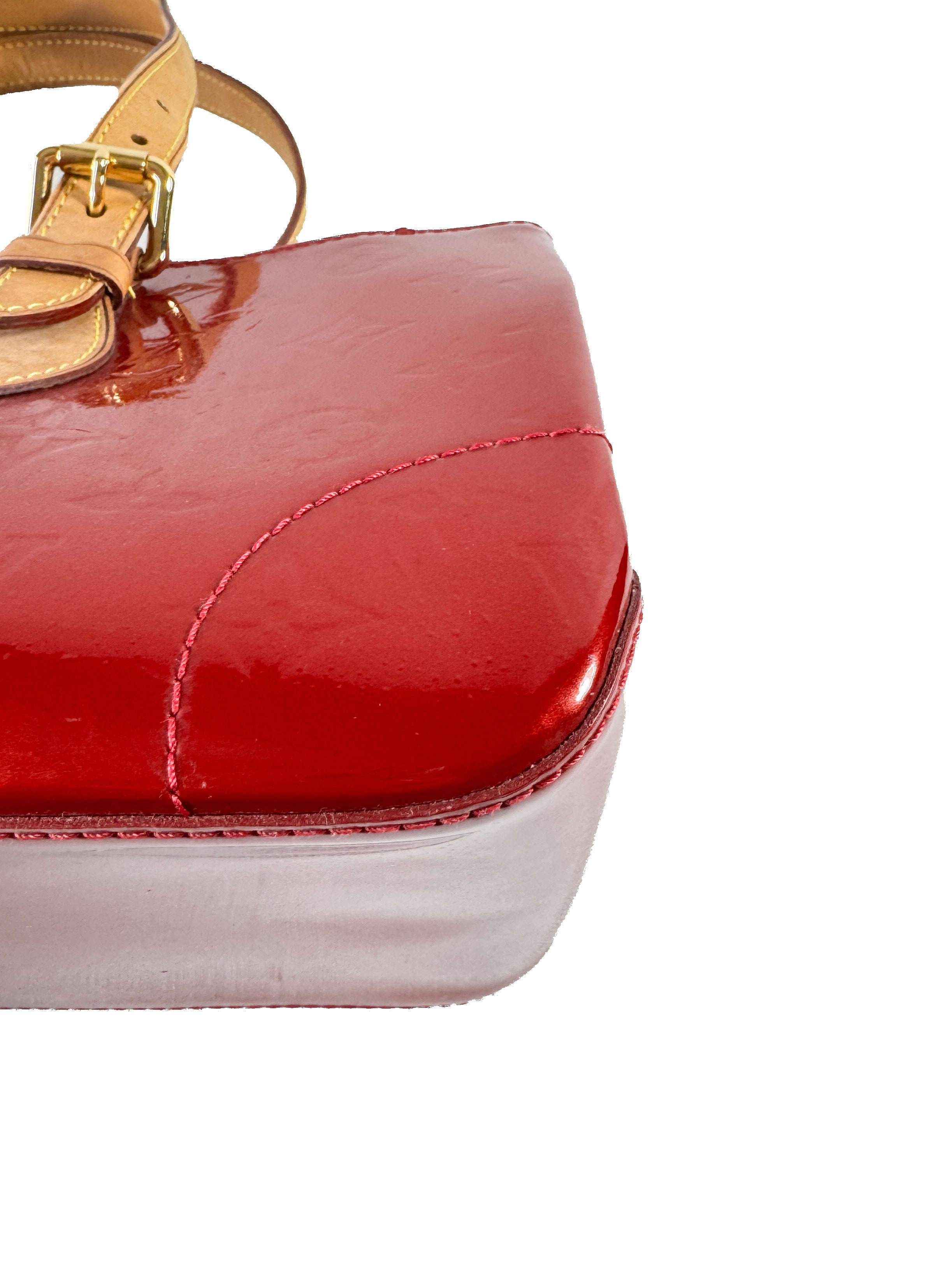 Louis Vuitton vernis Pomme d'Armour rosewood ave FL2029