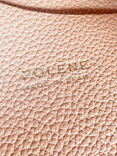 Polène peach Tonca leather crossbody