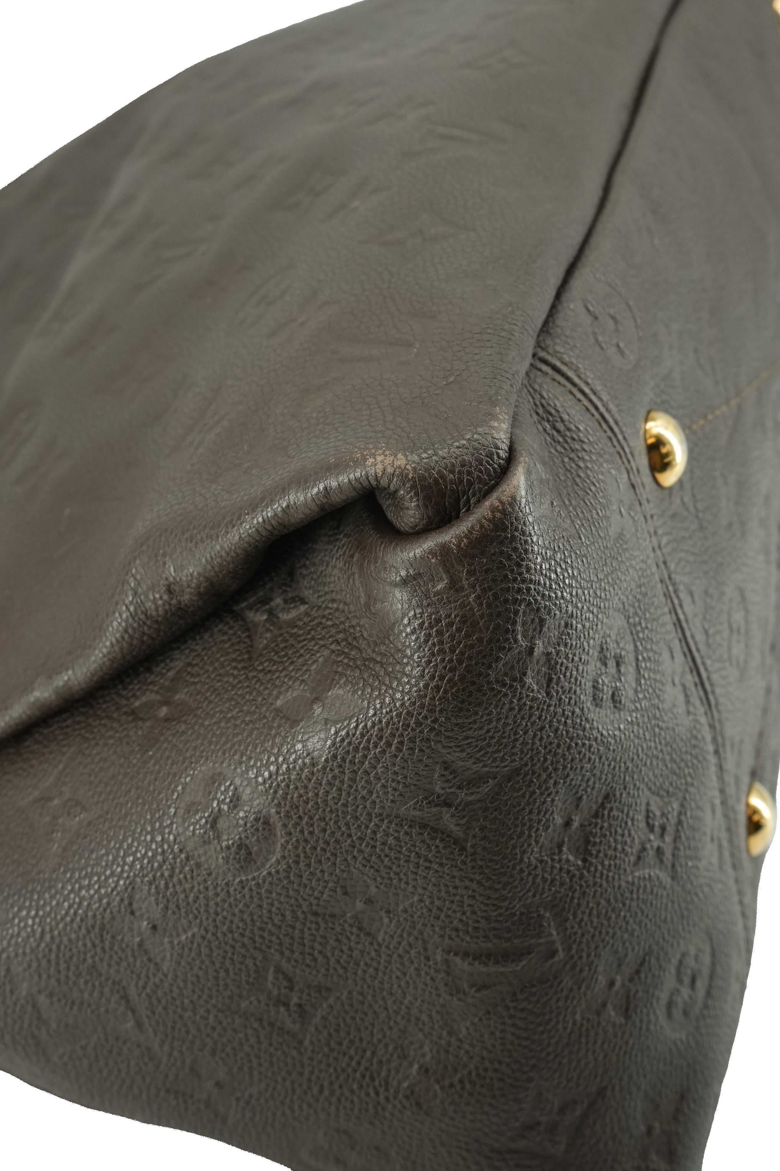 Louis Vuitton dark brown empreinte leather Artsy CA3174