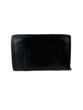 Givenchy black leather zip around wallet