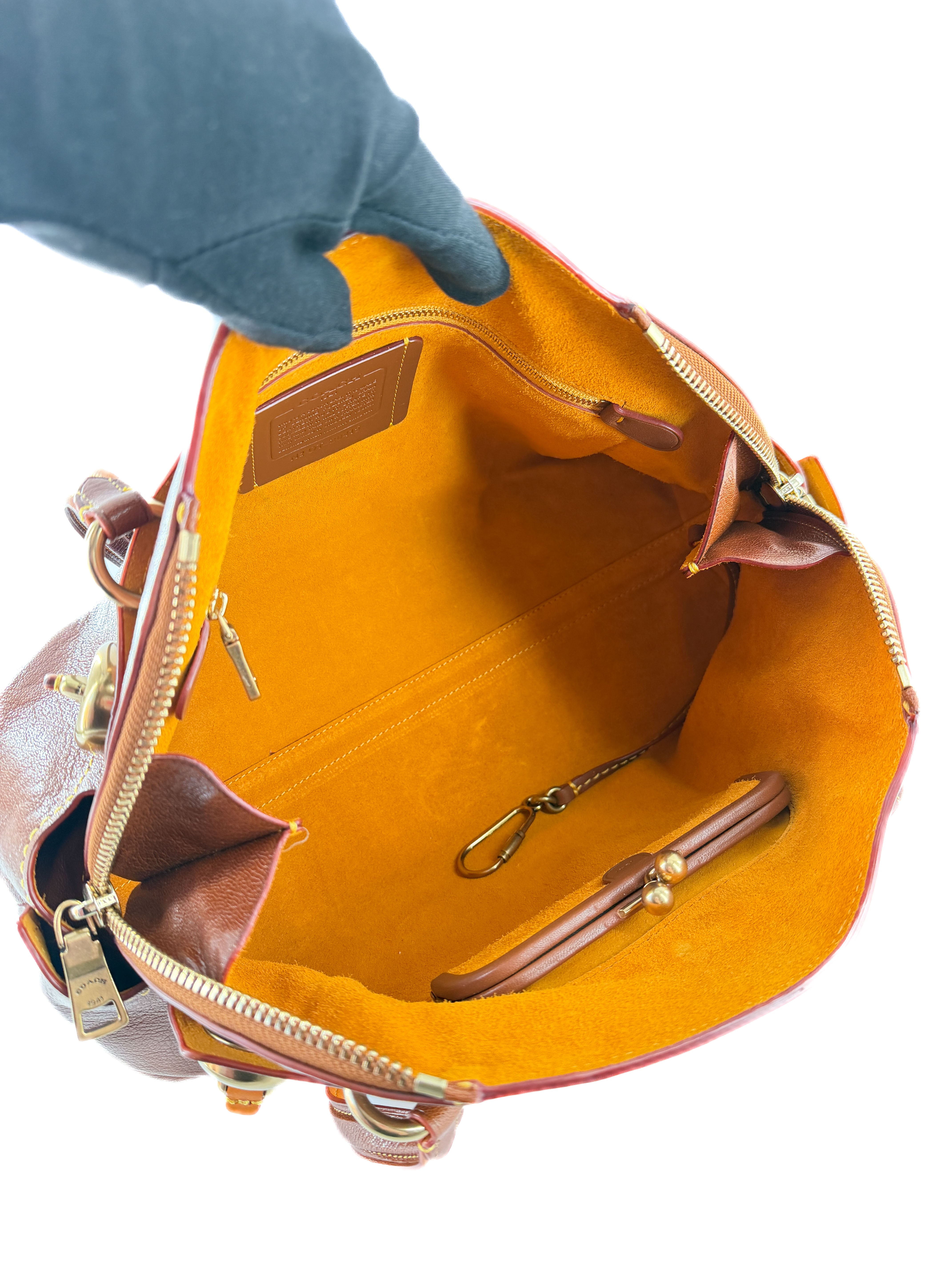 Coach 1941 Outlaw brown leather satchel 20415