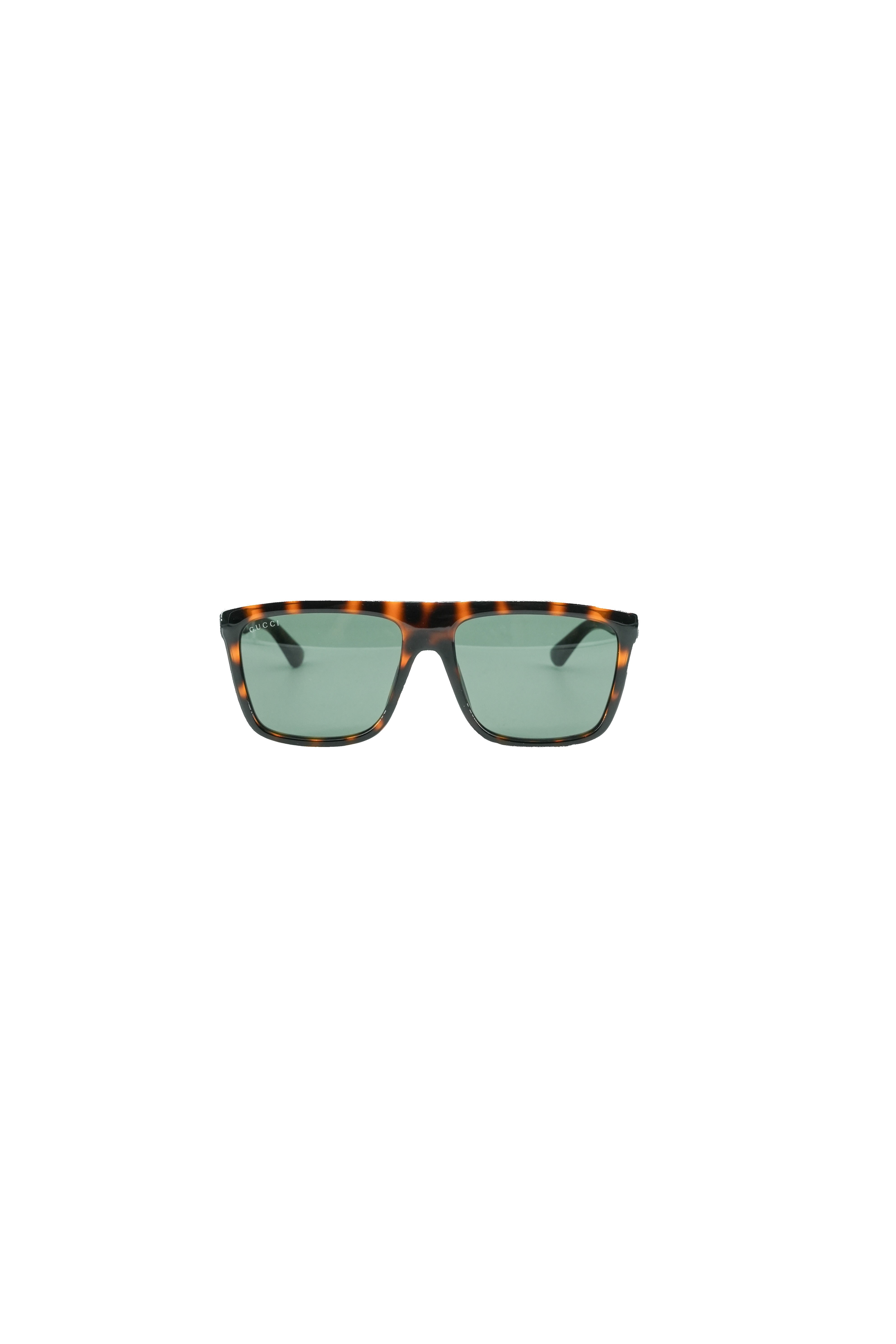 Gucci tortoise square frame sunglasses GG748S *case*