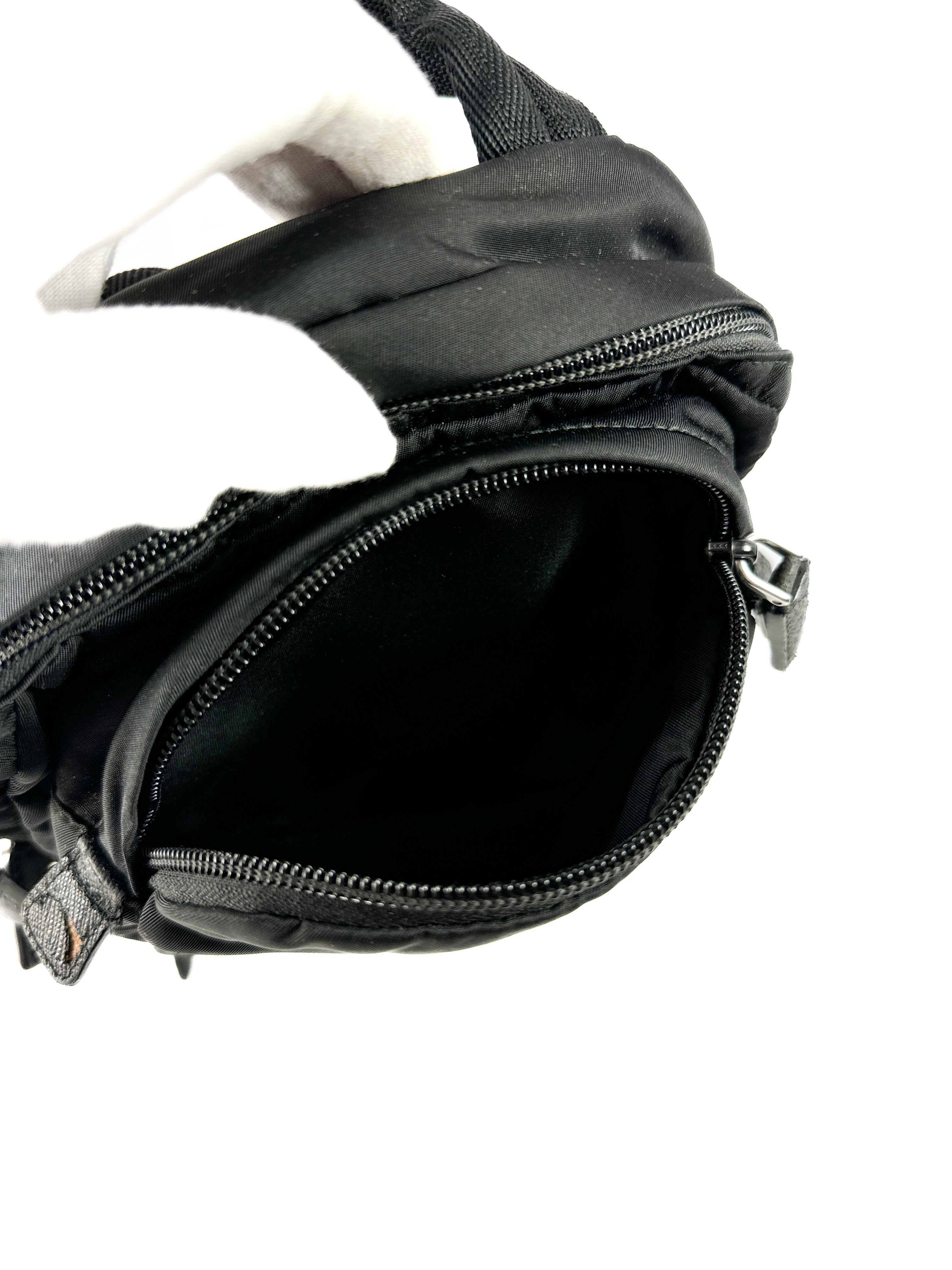 Prada black nylon Tessuto sling backpack **as is**