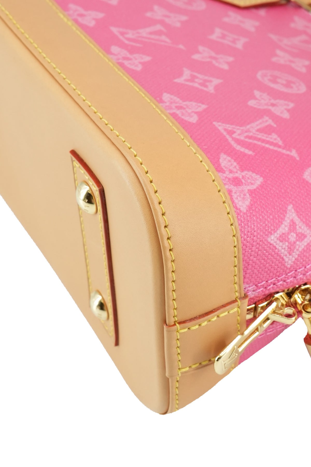 Louis Vuitton monogram Origine pink Alma BB NFC