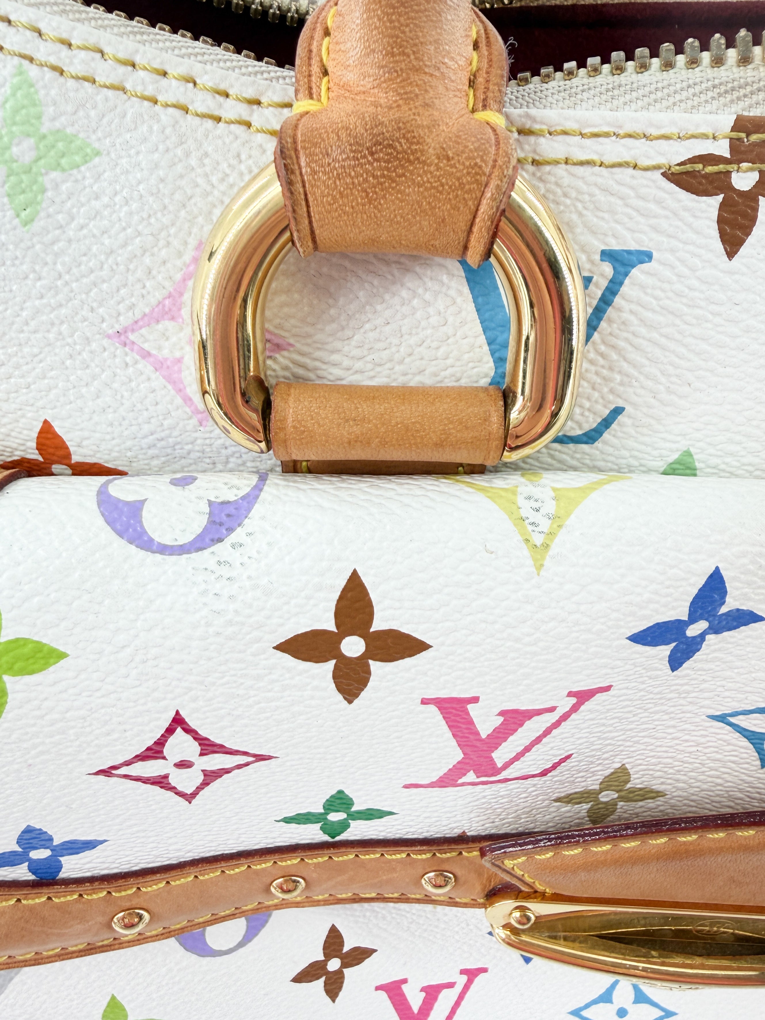 Louis Vuitton white multicolor Rita DU3067