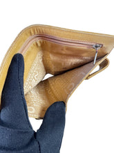 Chanel beige leather Chocolate bar wallet 8372170