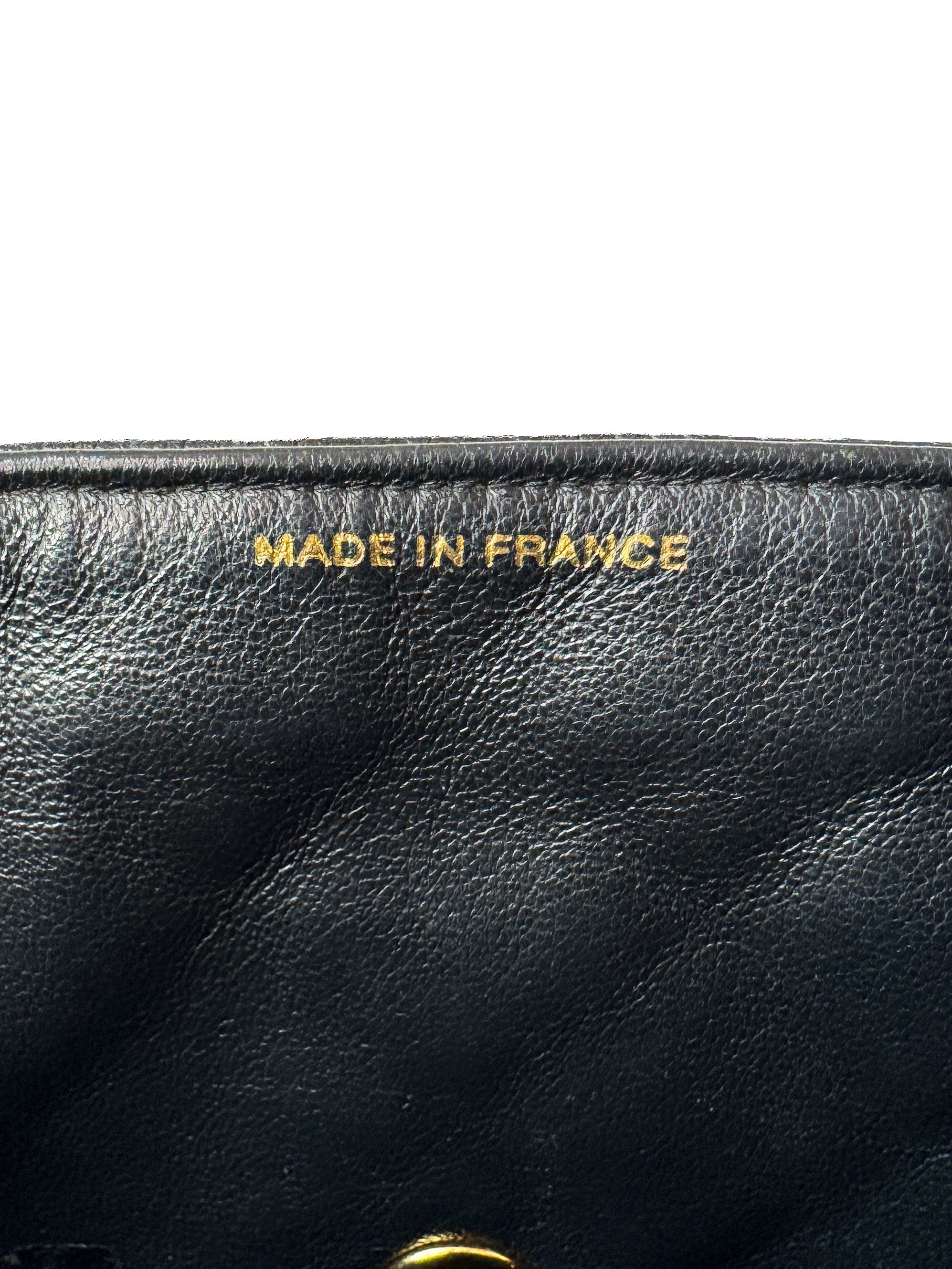 Chanel Caviar Quilted Jumbo Kelly Flap Black  4367160