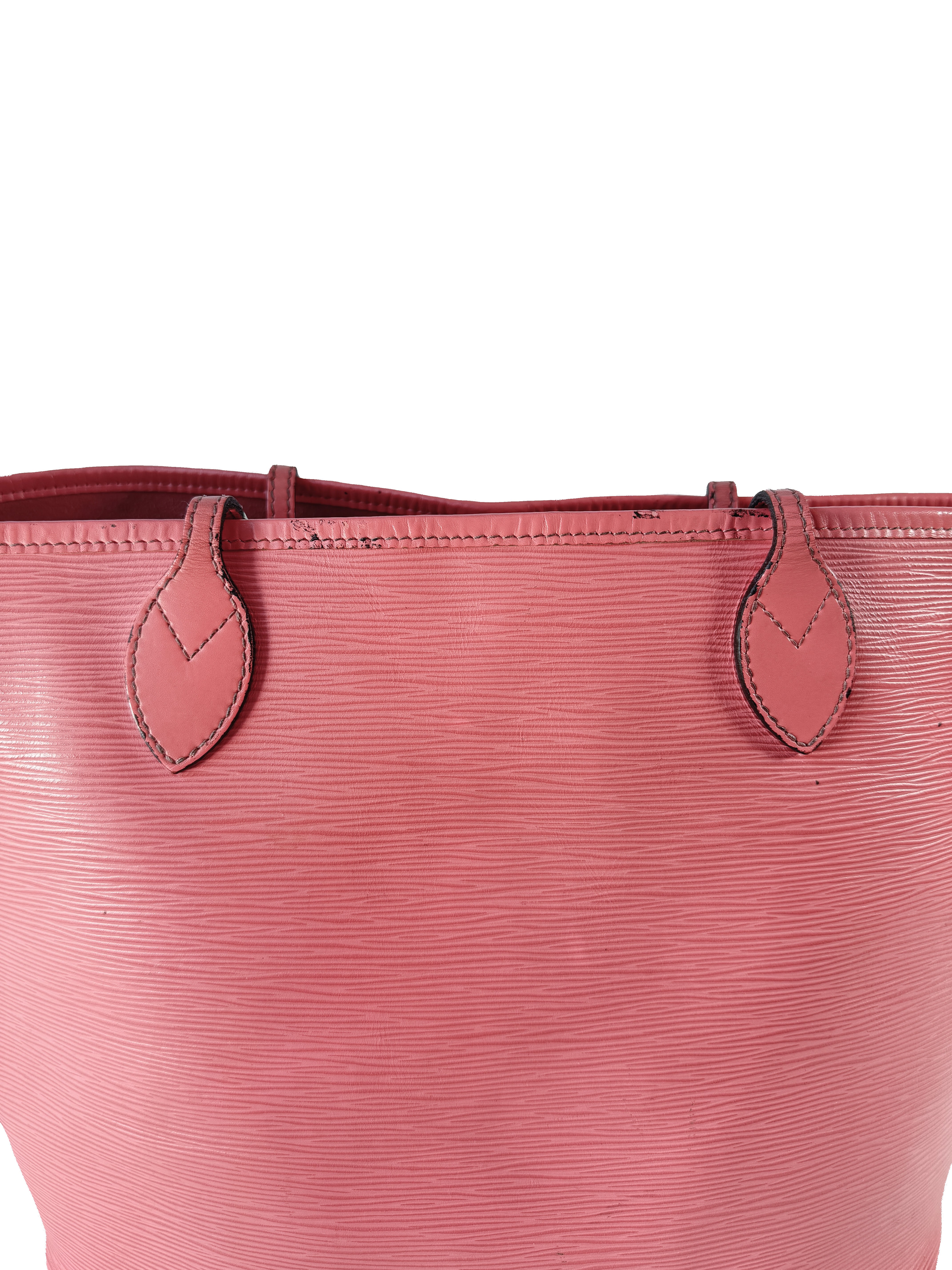 Louis Vuitton coral pink epi Neverfull MM SR0174 **as is**