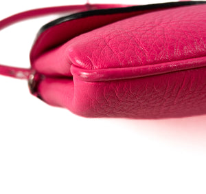 Marc Jacobs hot pink leather crossbody