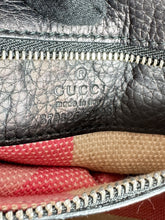 Gucci black leather bamboo daily tassel flap bag 370826520981