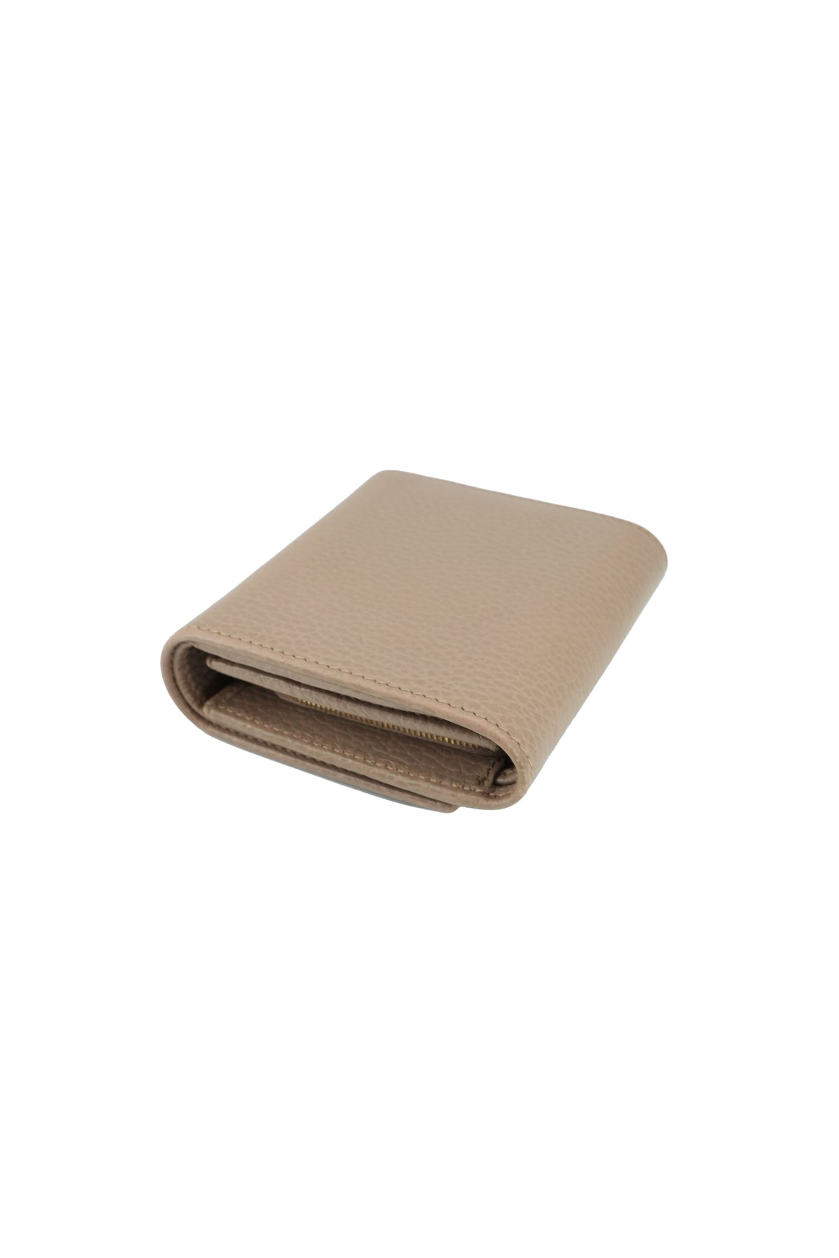 Gucci beige Marmont compact wallet 598587-0416