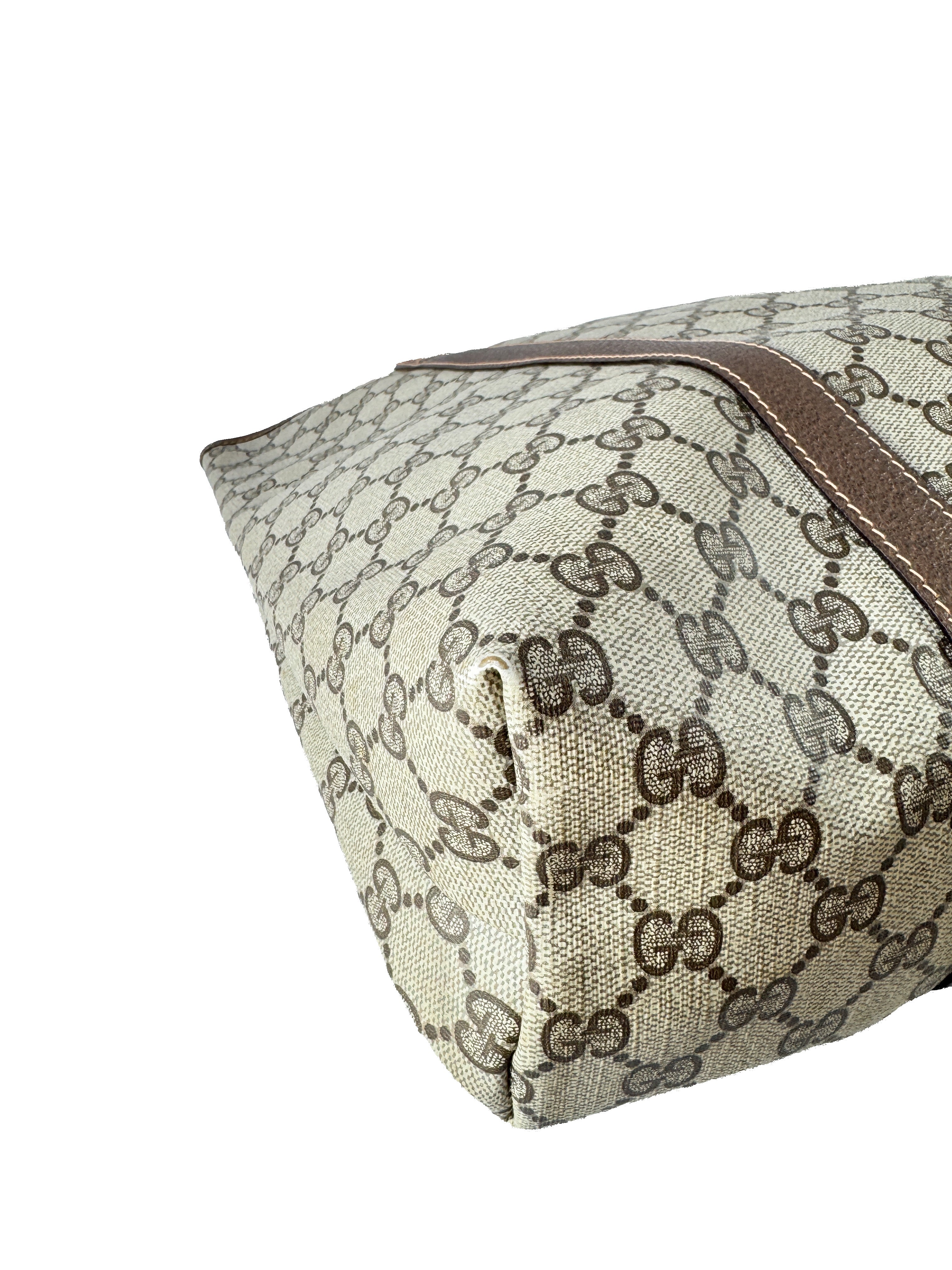 Gucci brown vintage GG tote 4002110