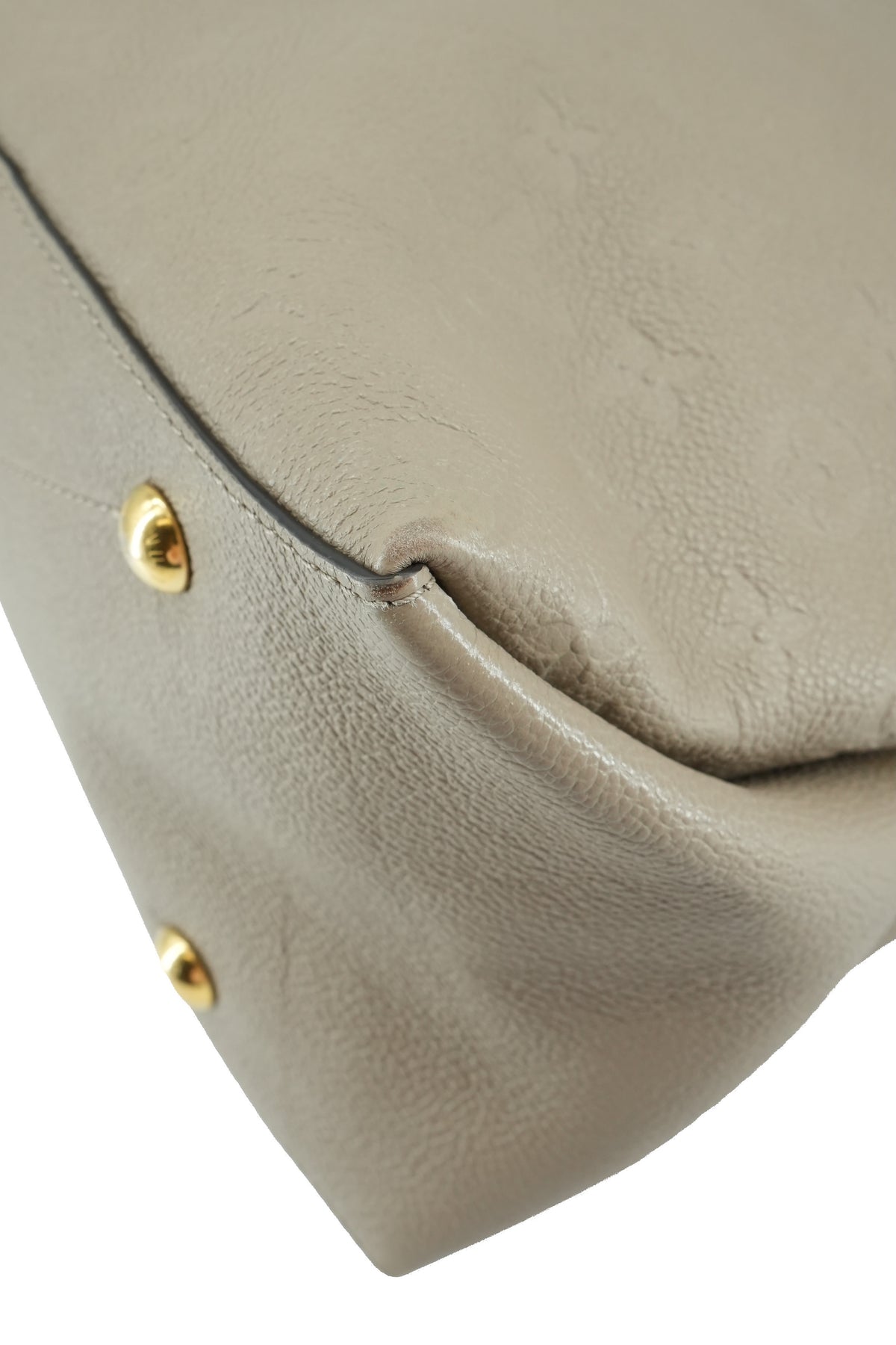 Louis Vuitton monogram empreinte taupe Maida hobo
