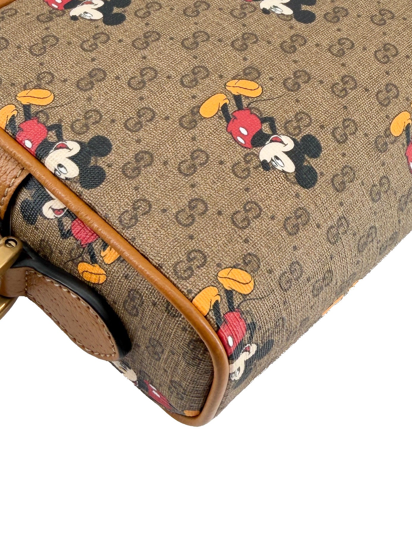 Gucci brown micro GG Mickey crossbody 602536 584046