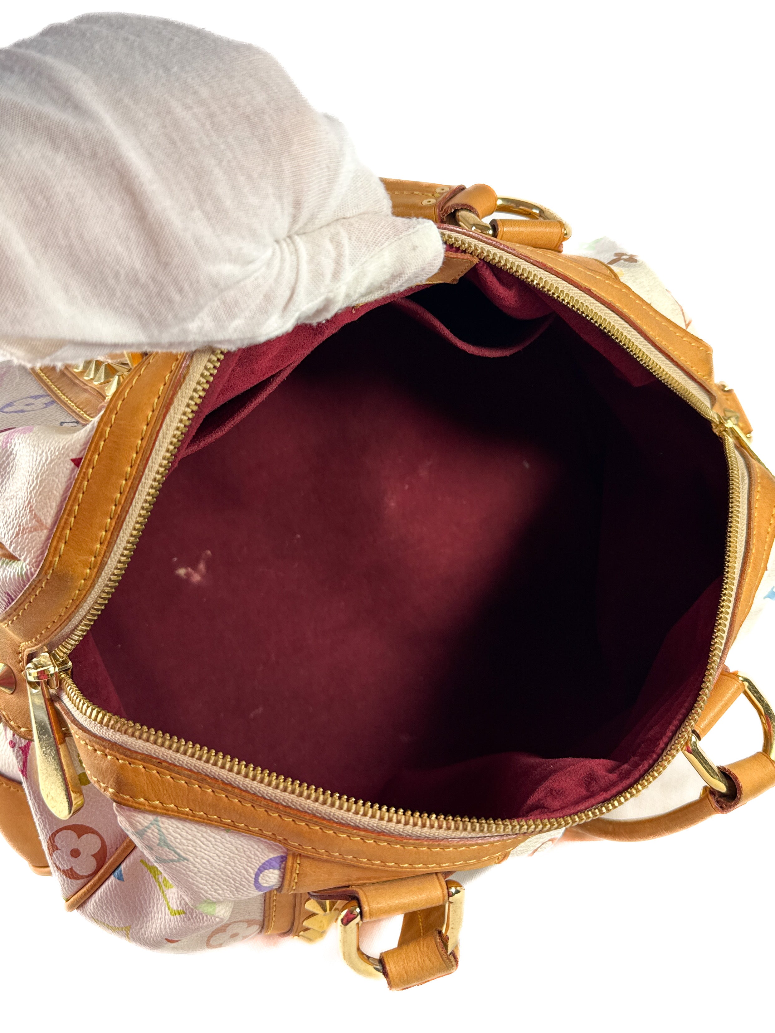 Louis Vuitton white multicolor Courtney MM