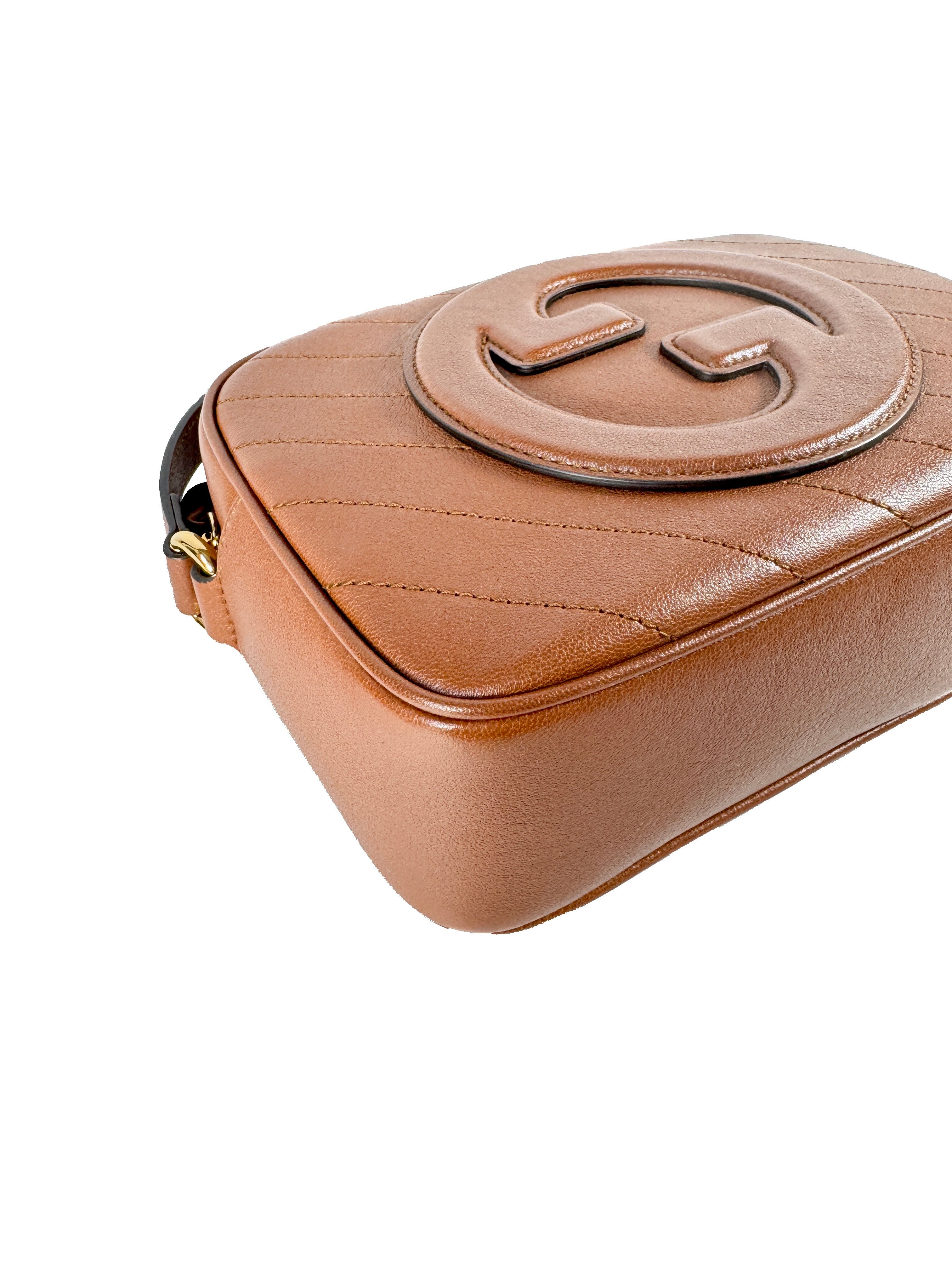 Gucci brown Sakai be green small blondie 742360 520981