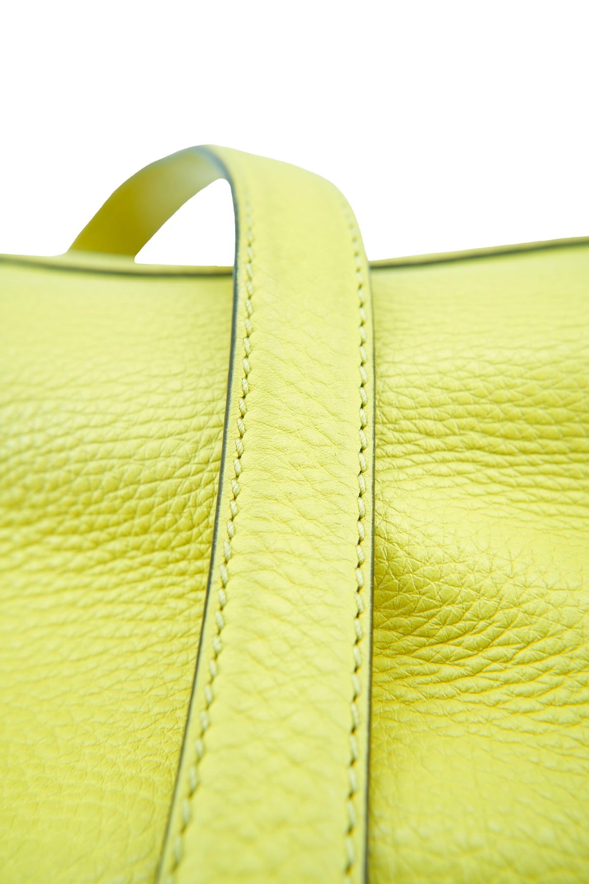 Gucci Chartreuse bamboo tassel backpack 493075