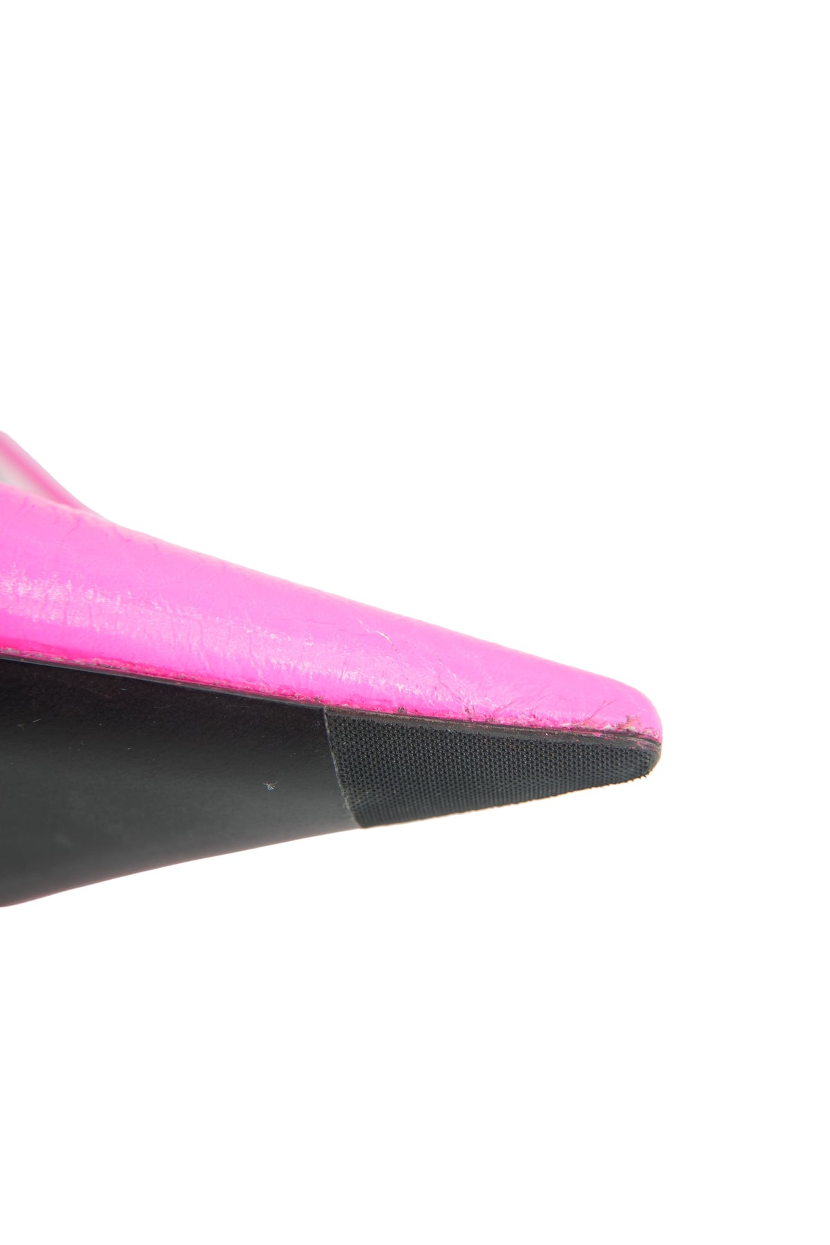 Balenciaga neon pink Cagole boots size 38.5 BOX