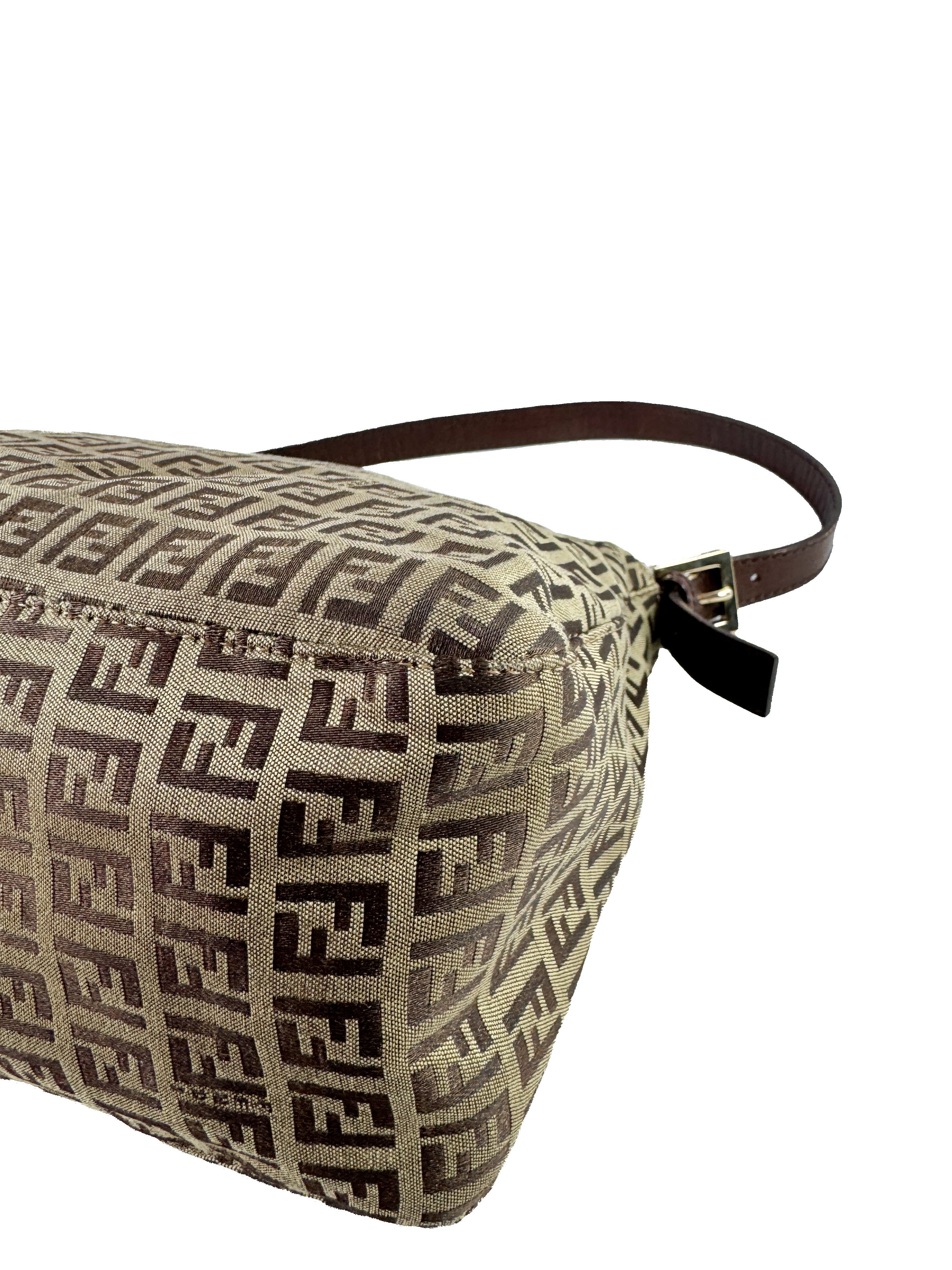 Fendi Zucchino Mama Baguette shoulder bag