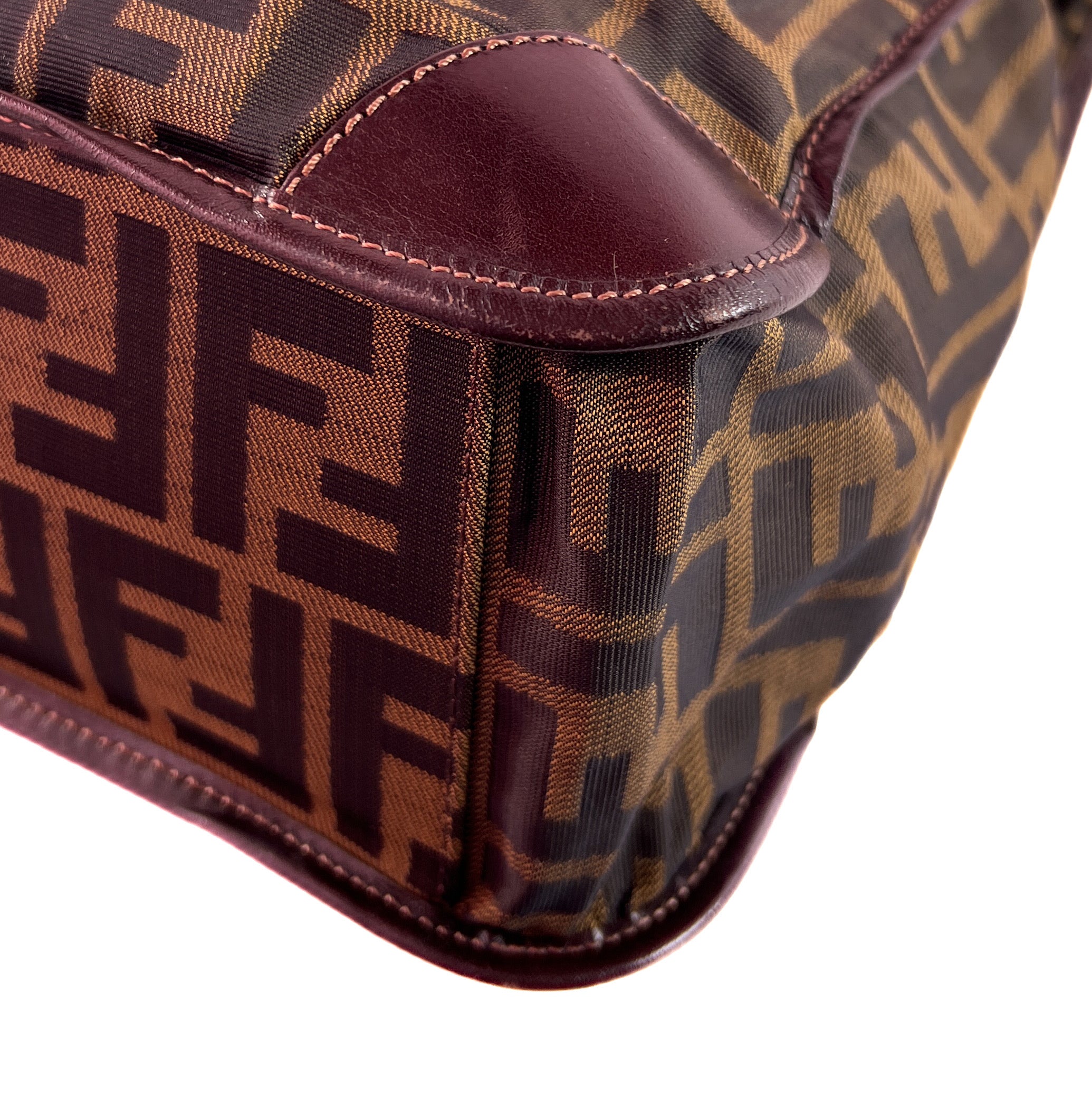 Fendi zucca jacquard foldable tote