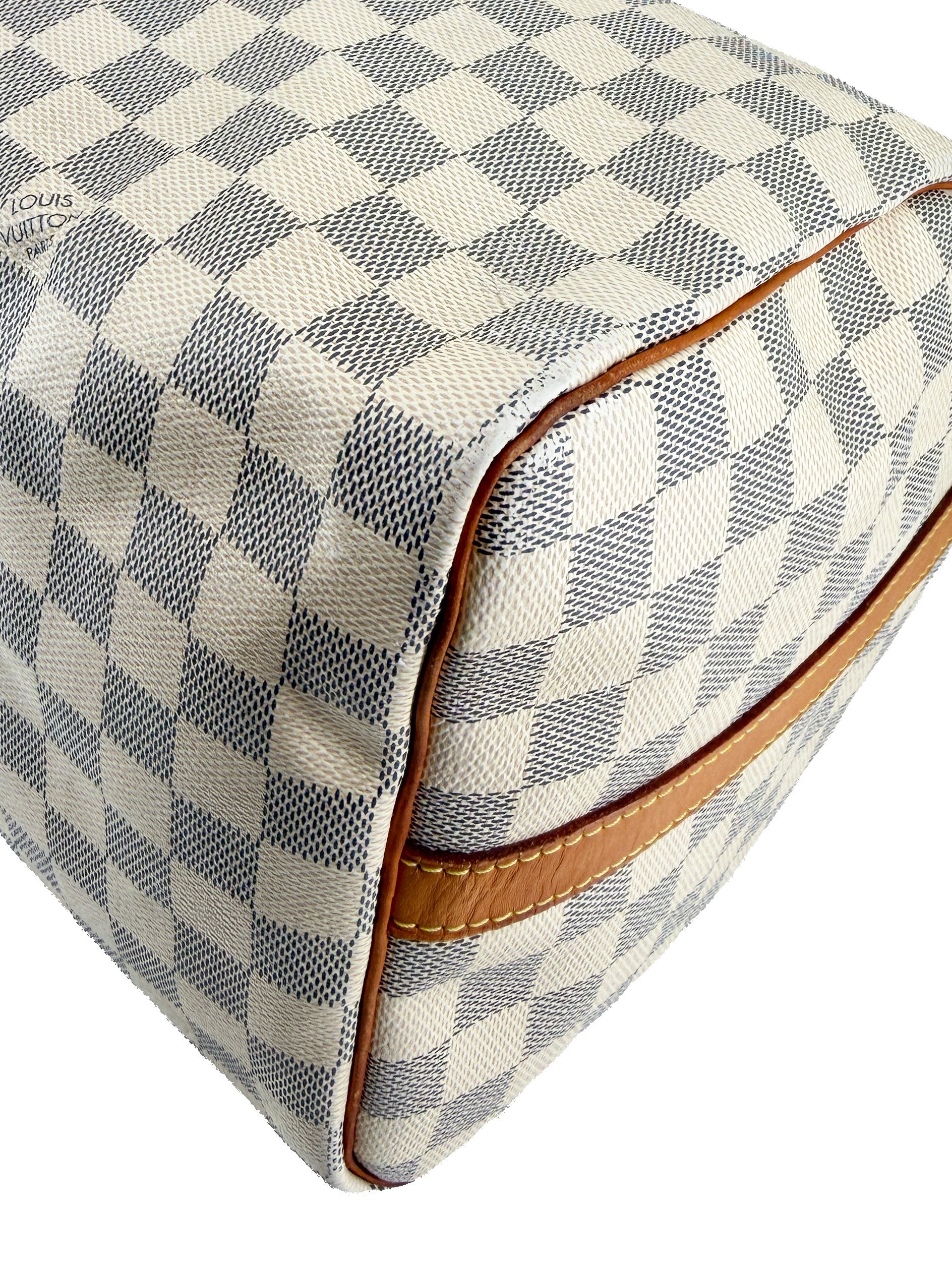 Louis Vuitton damier azur Speedy 35 bandouliere SP0143
