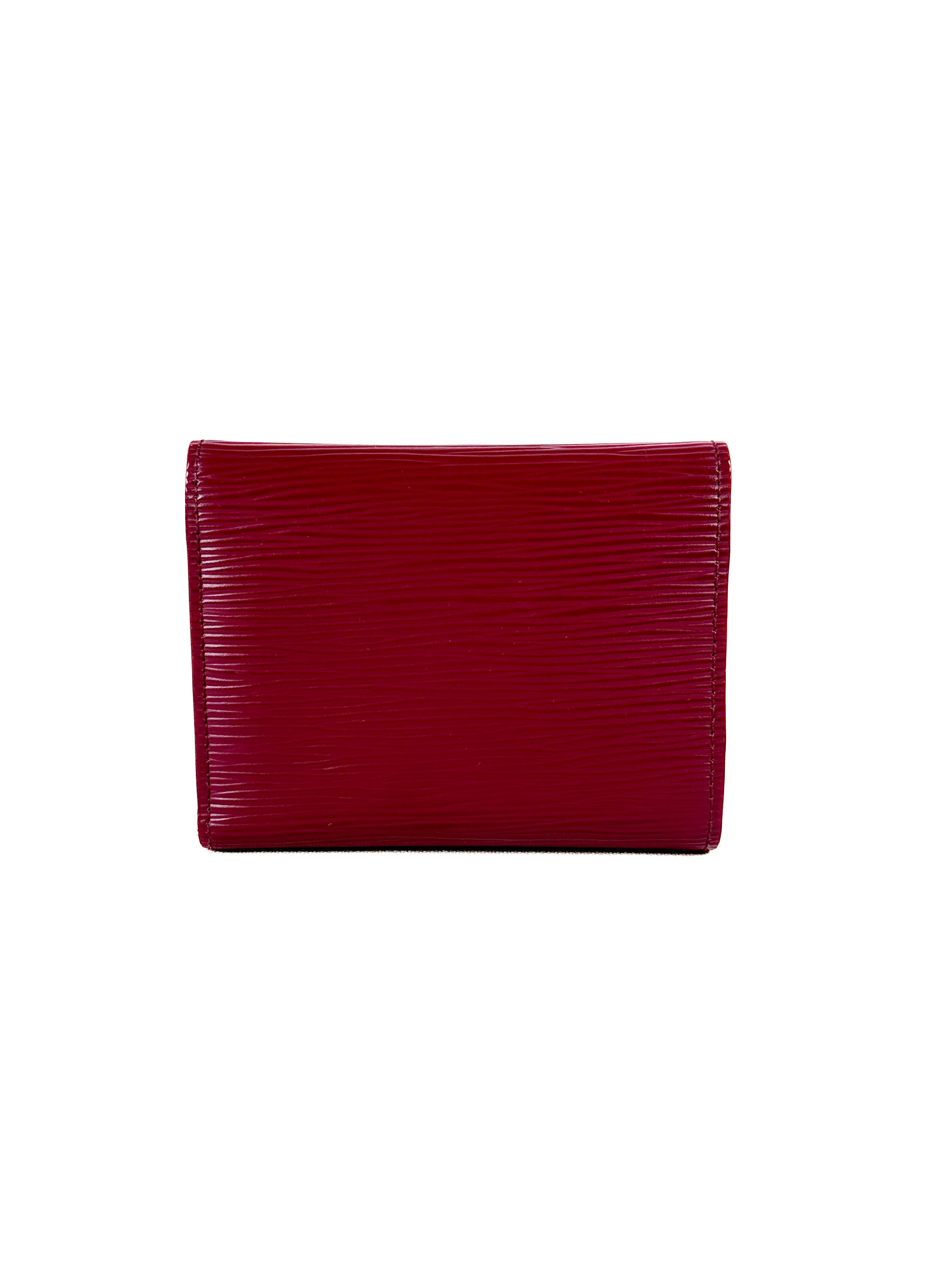 Louis Vuitton magenta epi Victorine wallet SP3196
