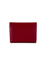 Louis Vuitton magenta epi Victorine wallet SP3196