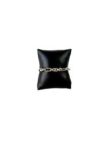 David Yurman sterling silver Figaro chain bracelet