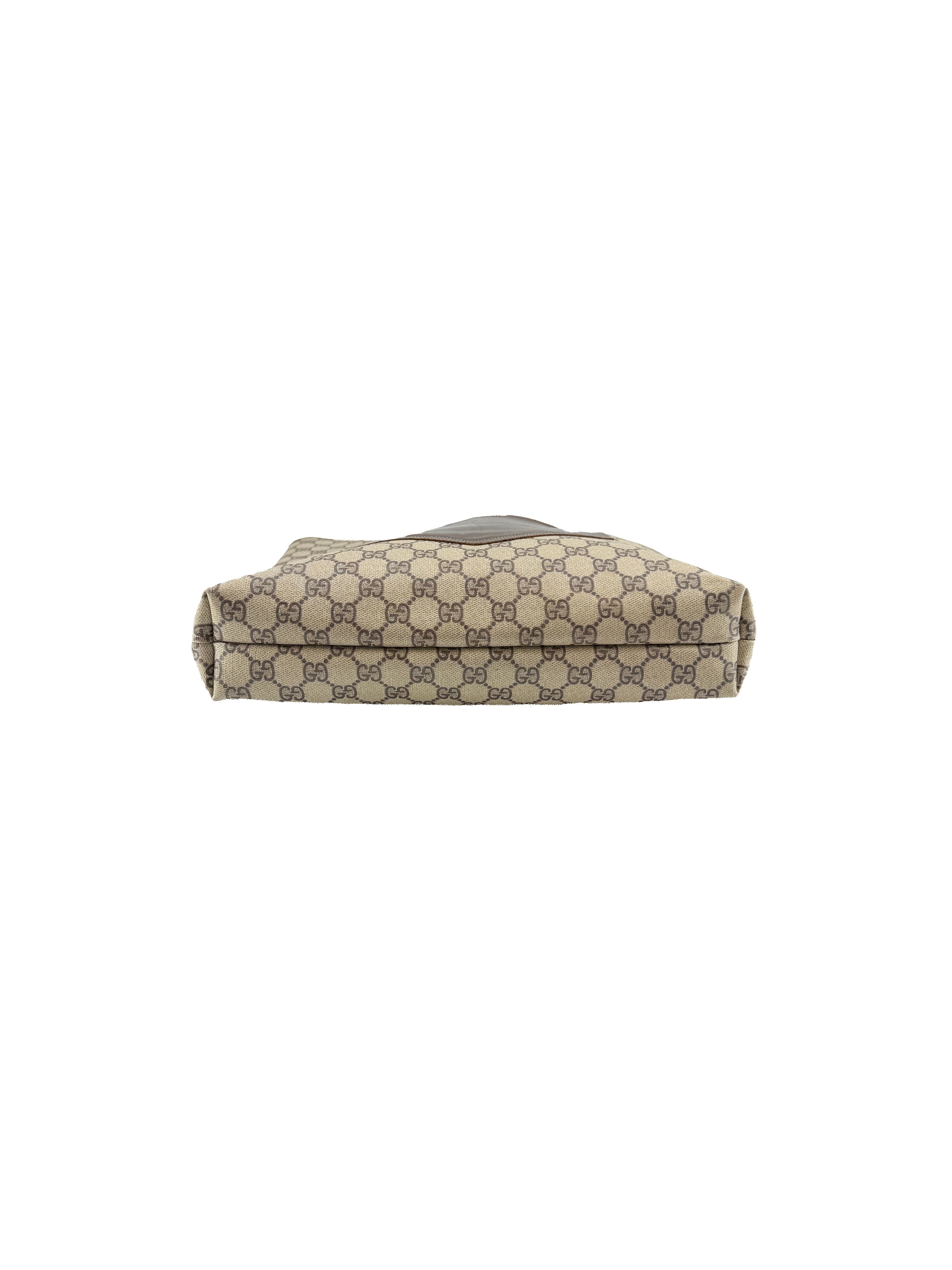 Gucci brown GG vintage tote
