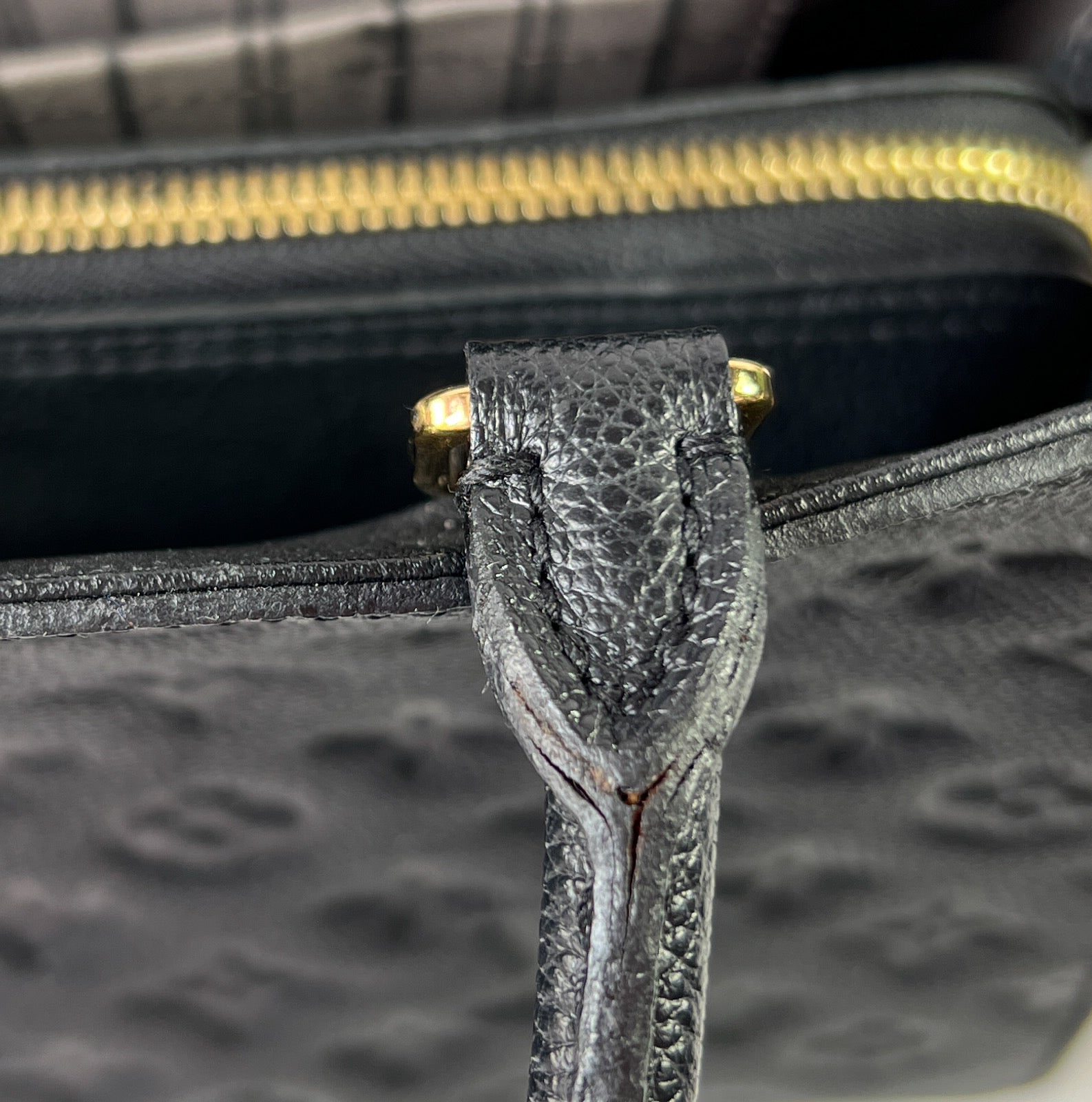 Louis Vuitton black empreinte Montaigne 2014 – My Girlfriend's Wardrobe LLC