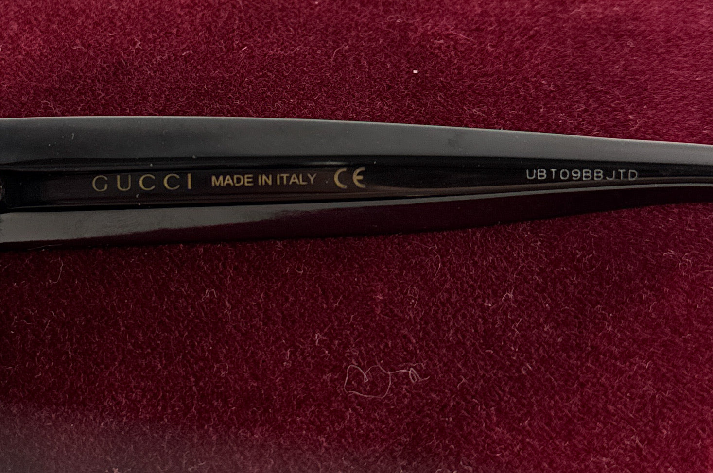 Gucci black double GG star sunglasses *case*