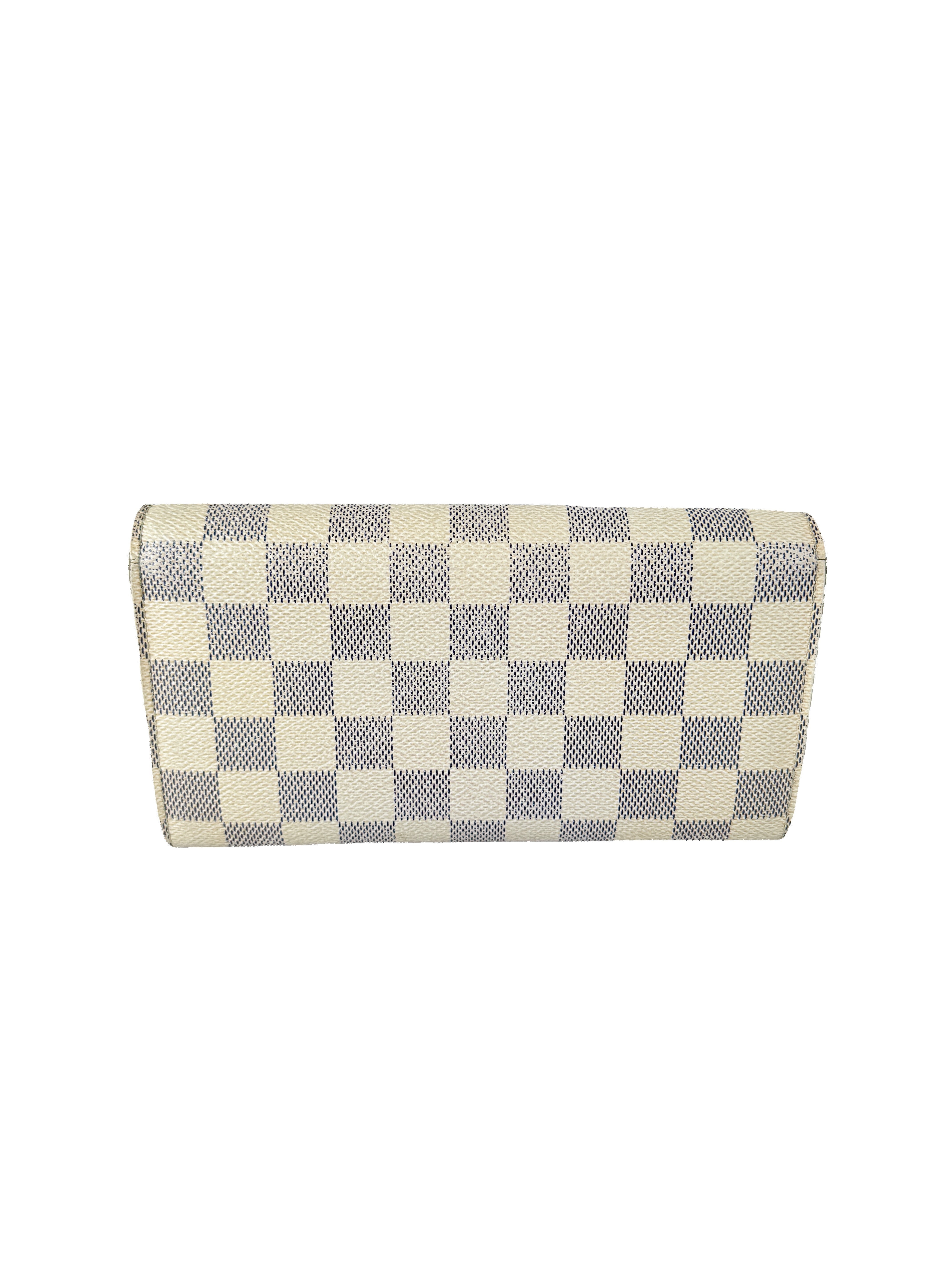 Louis Vuitton damier azur Portefeuille Sarah wallet CA2069