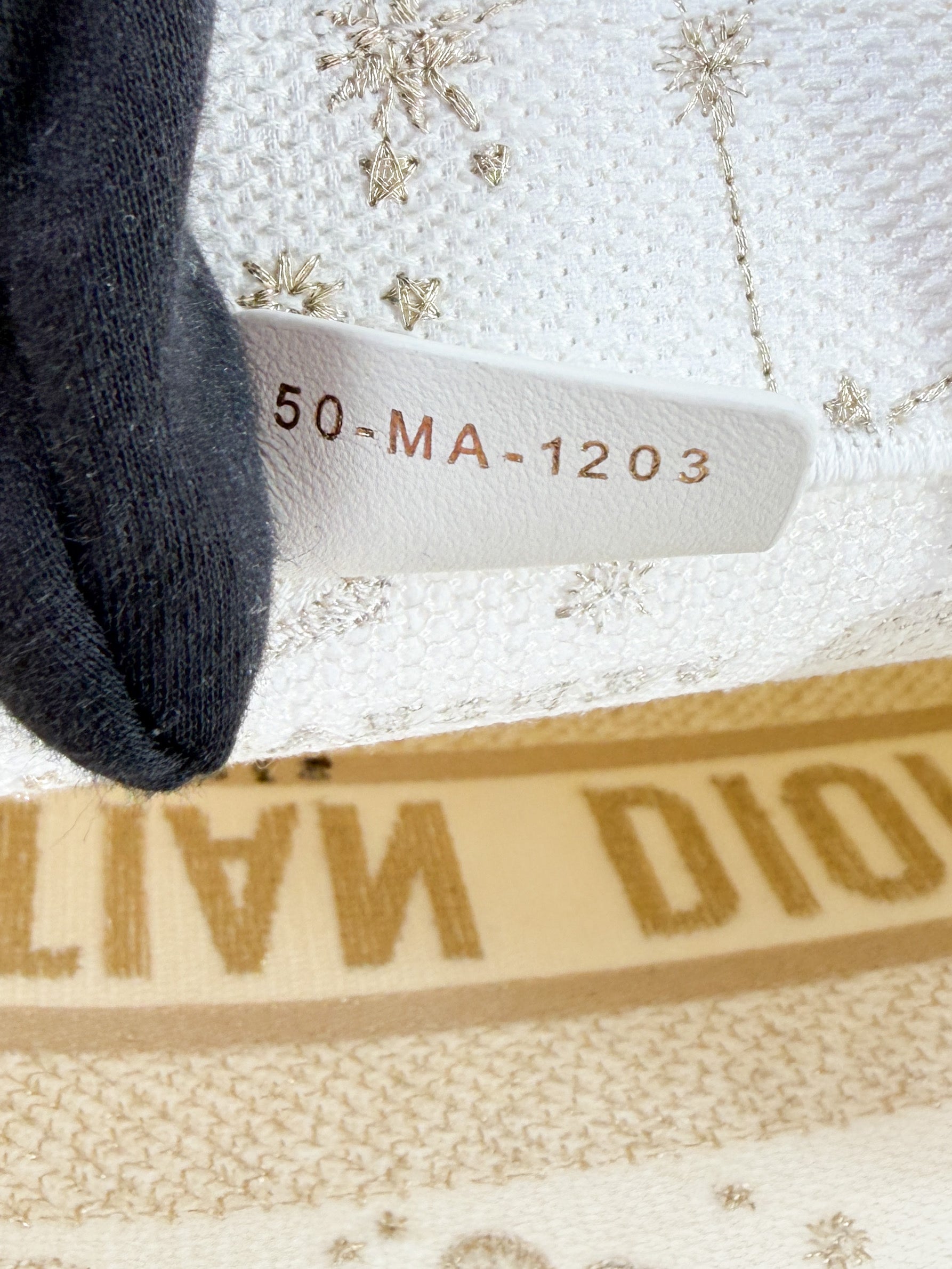 Dior white and gold medium Zodiac book tote NWT