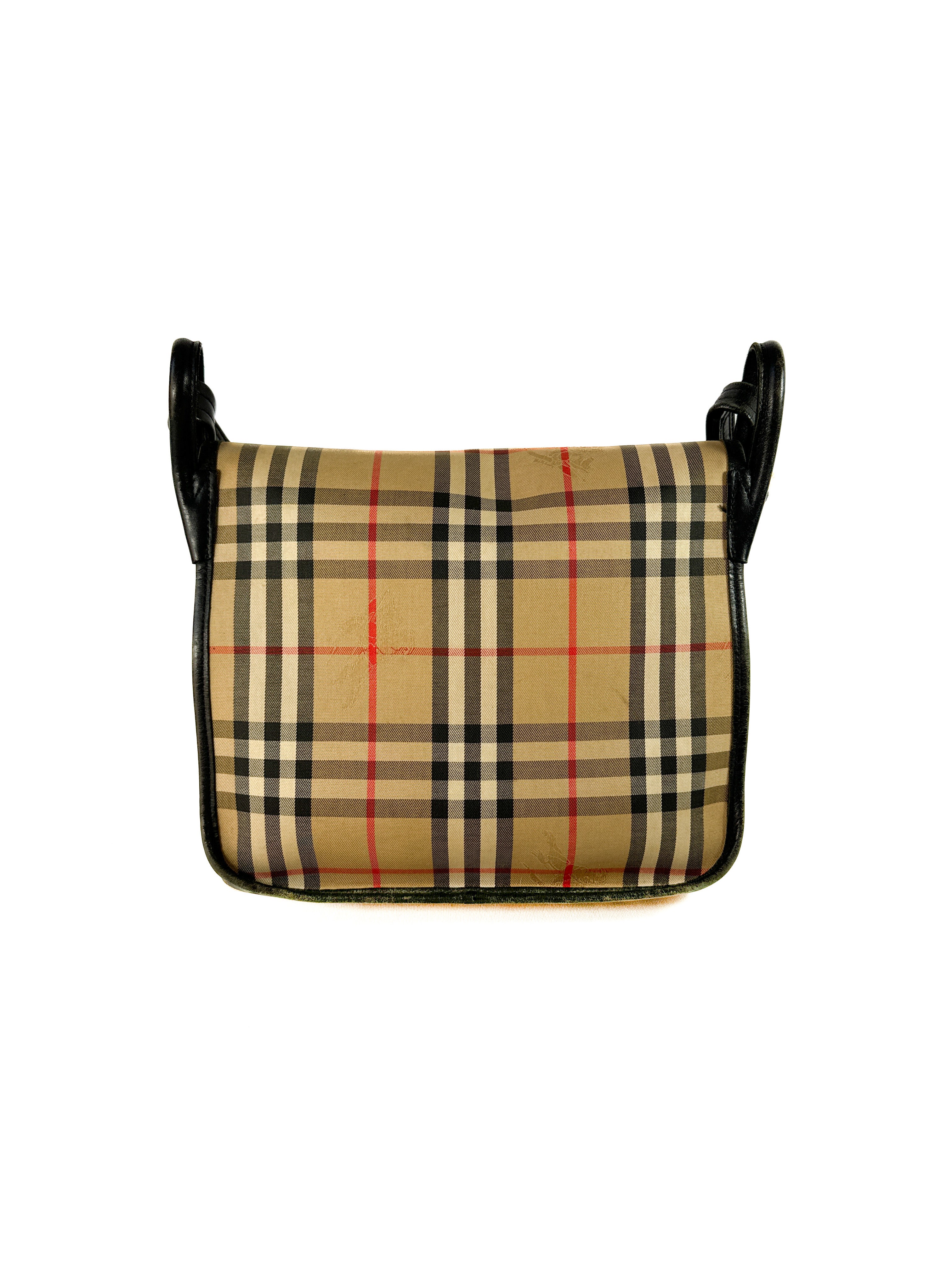 Burberrys vintage check messenger bag