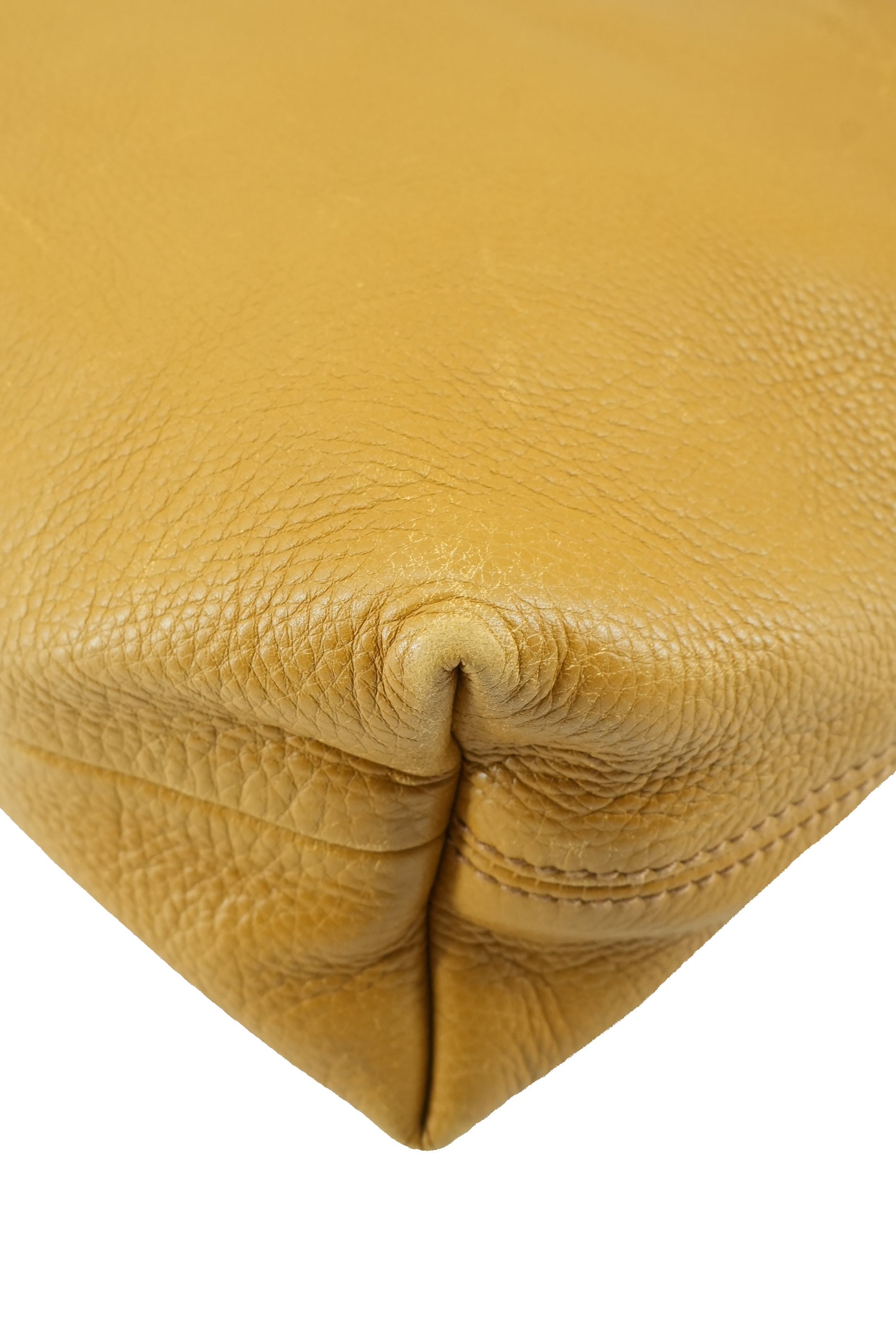 Gucci yellow leather horsebit shoulder bag 232961 001998