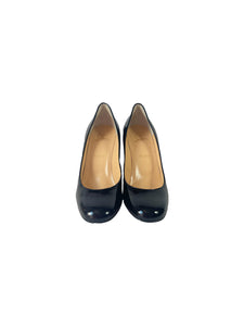 Christian Louboutin black patent leather Miss Sab 85 pumps size 40.5 NEW BOX retail $895