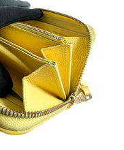 Louis Vuitton yellow empreinte monogram Spring in the City zippy wallet (microchipped)