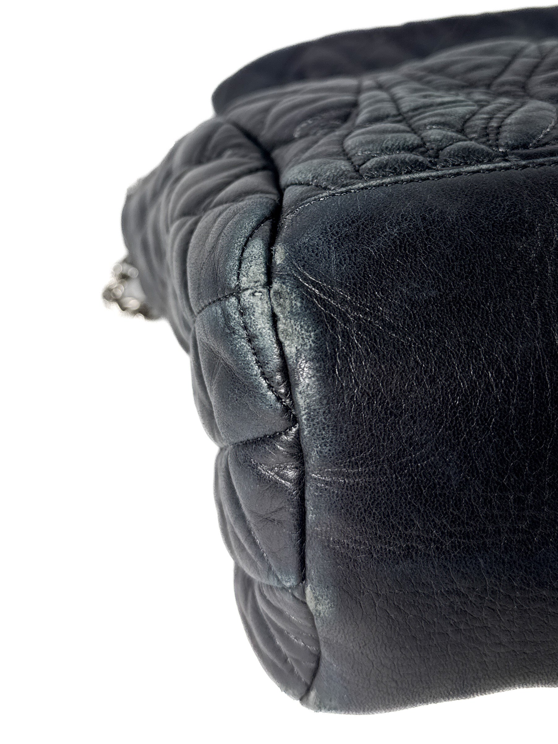 Chanel black quilted leather Paris-Moscow red square Kremlin hobo 1290