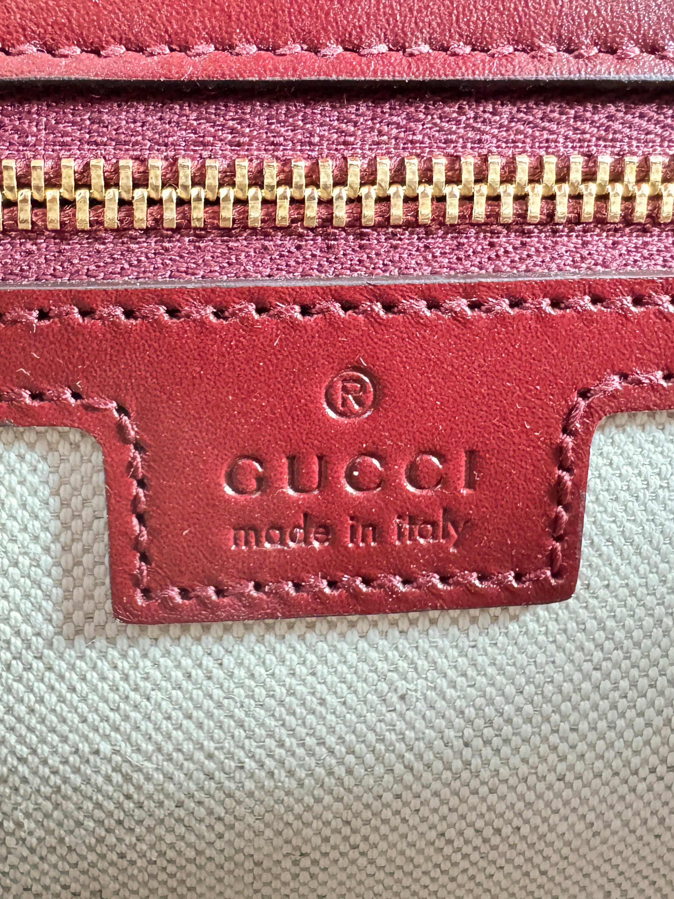 Gucci medium blondie dark red shoulder bag 520981