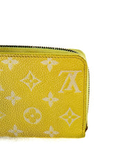 Louis Vuitton yellow empreinte monogram Spring in the City zippy wallet (microchipped)