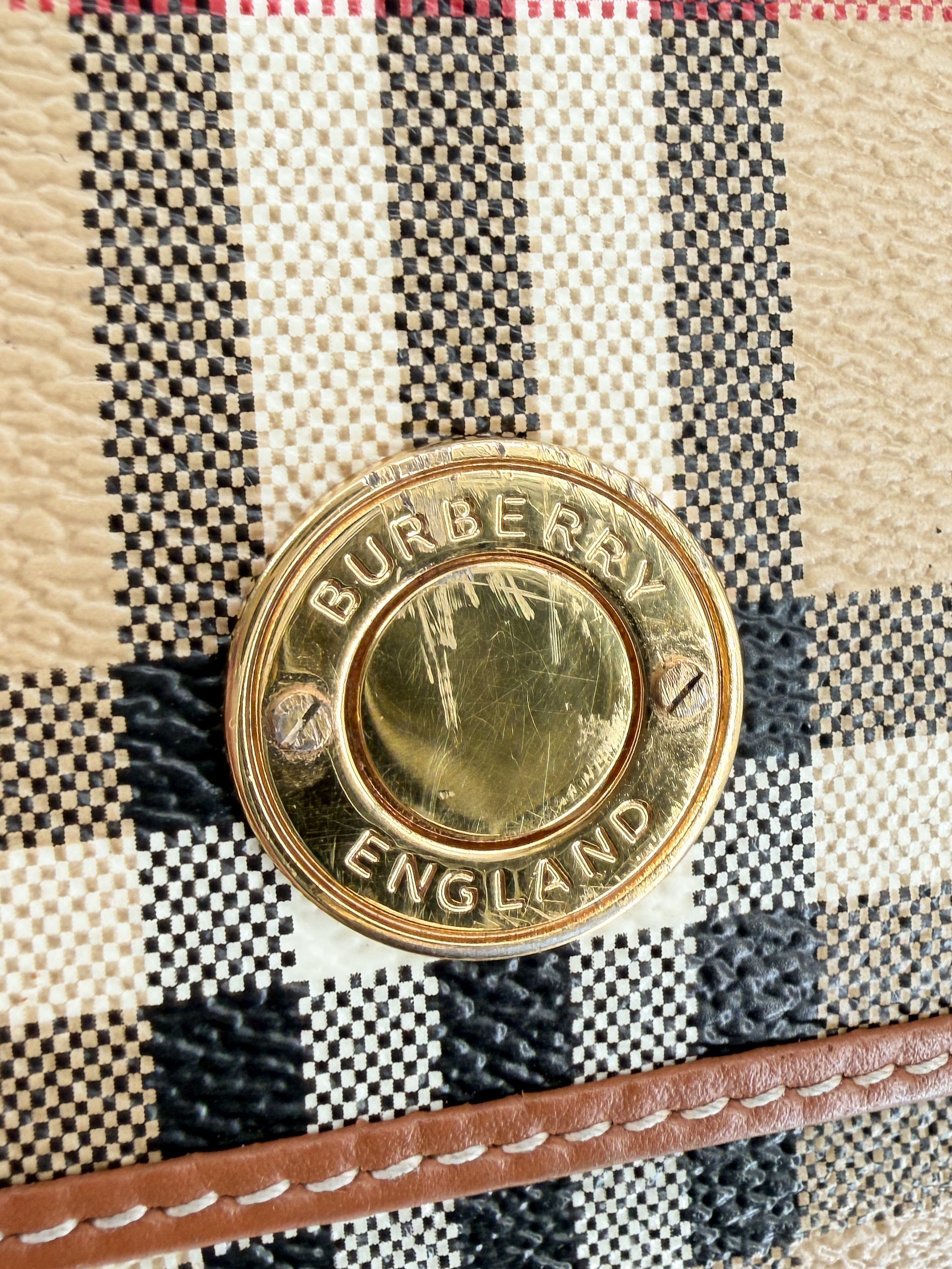 Burberry Hampshire check flap crossbody MDICSSTU75CHI