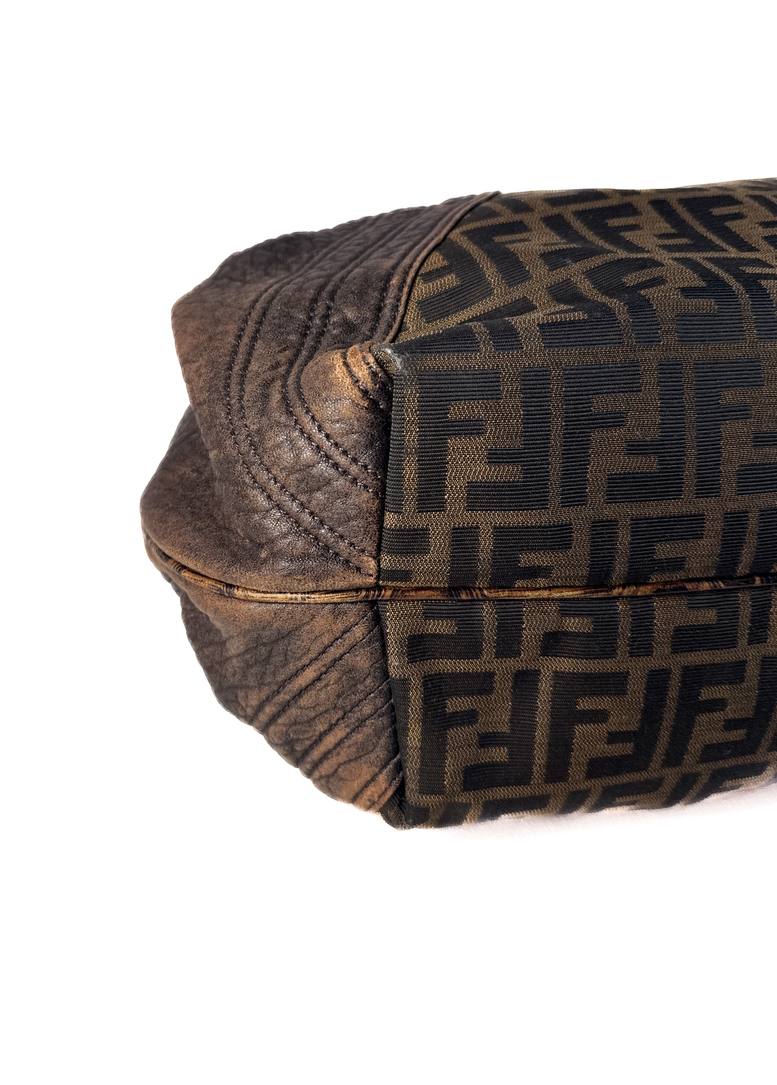 Fendi brown Zucca Spy bag *as is*