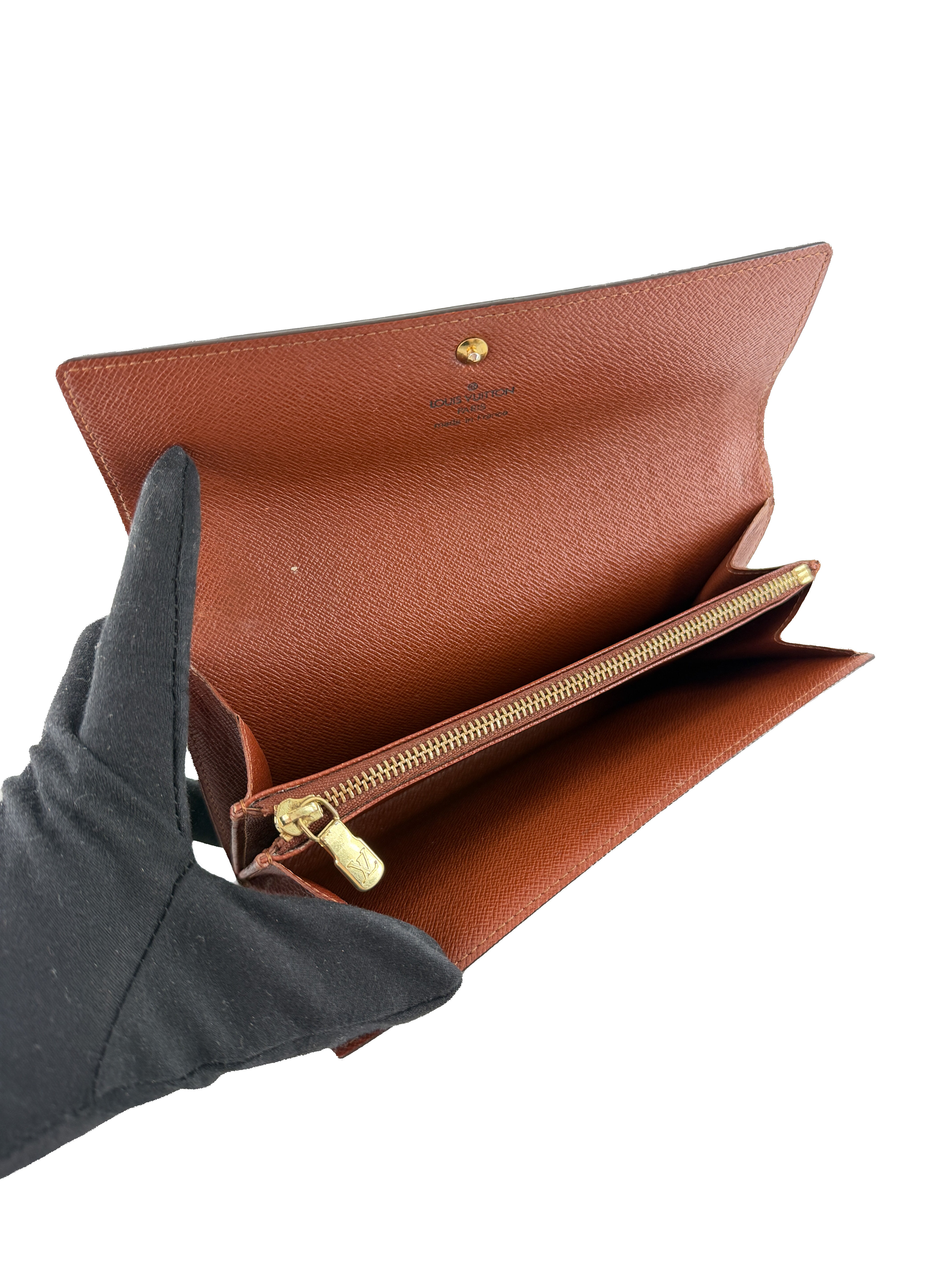 Louis Vuitton monogram vintage Sarah wallet TH0021